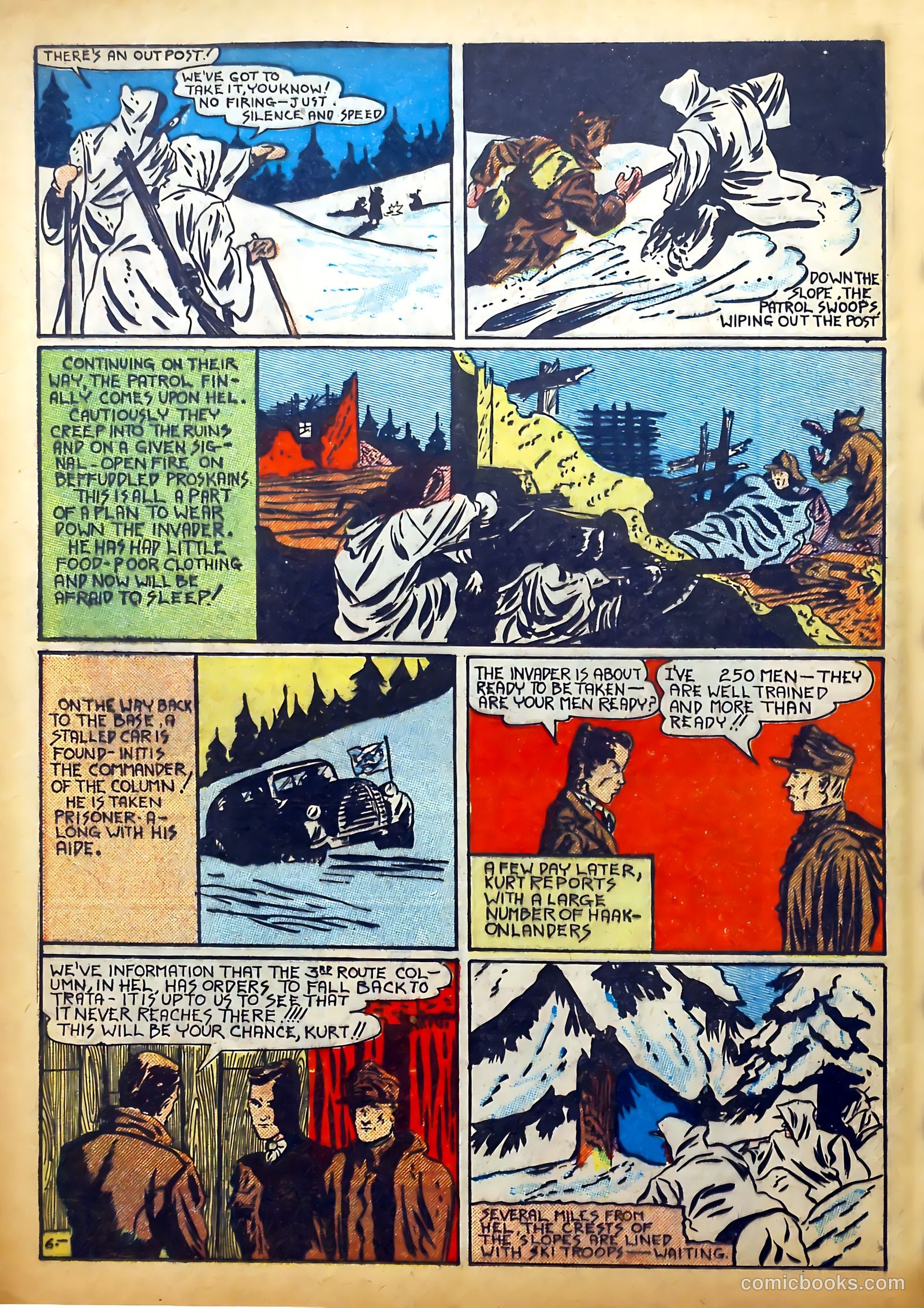 Amazing Mystery Funnies #21 (1940) — page 61 of 61