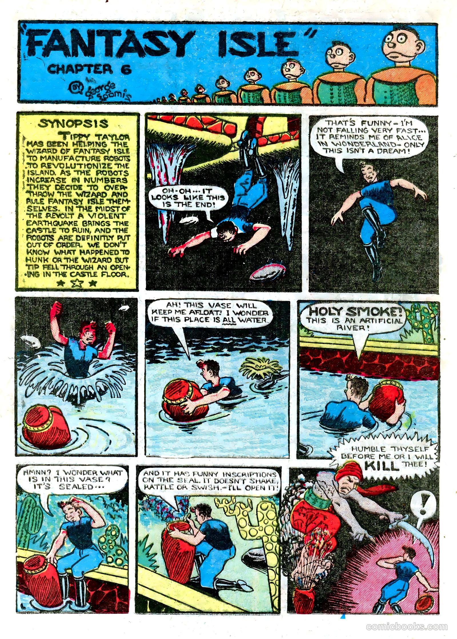Amazing Mystery Funnies #22 (1942) — page 19 of 66