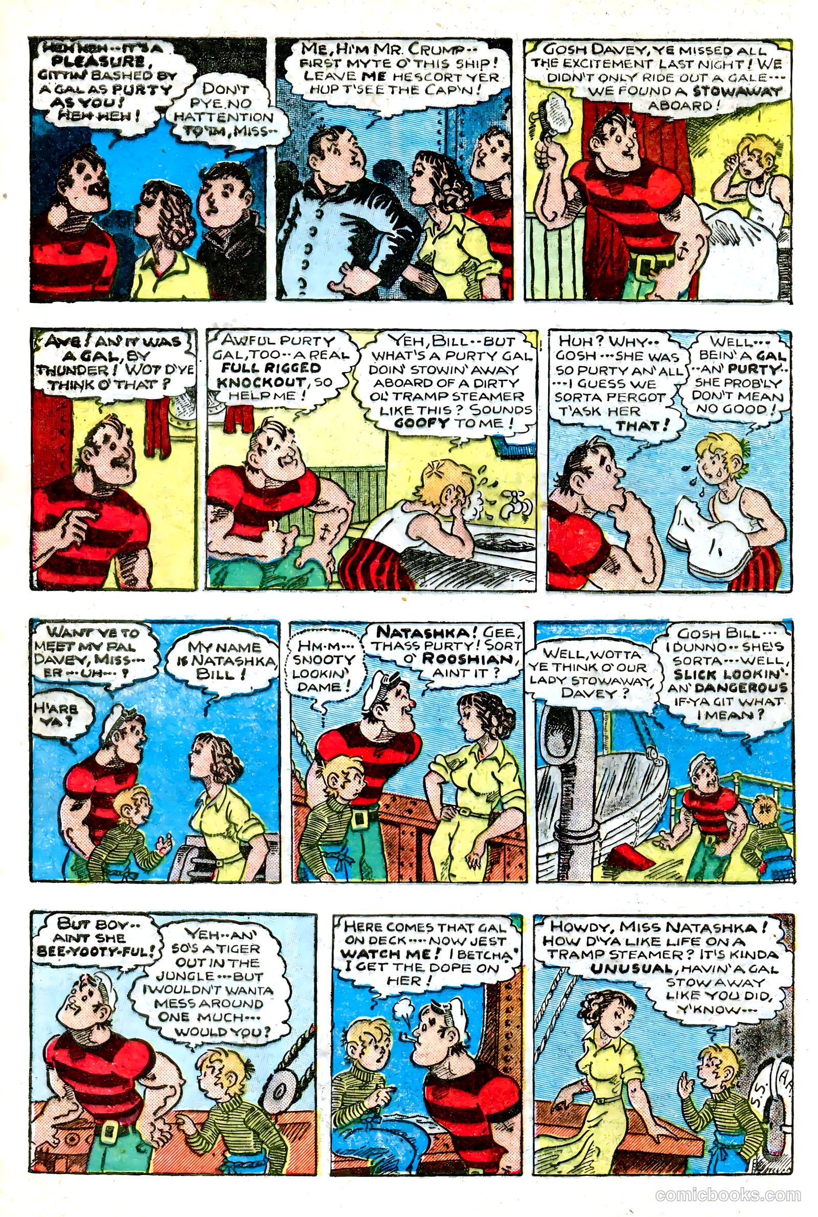 Amazing Mystery Funnies #22 (1942) — page 35 of 66