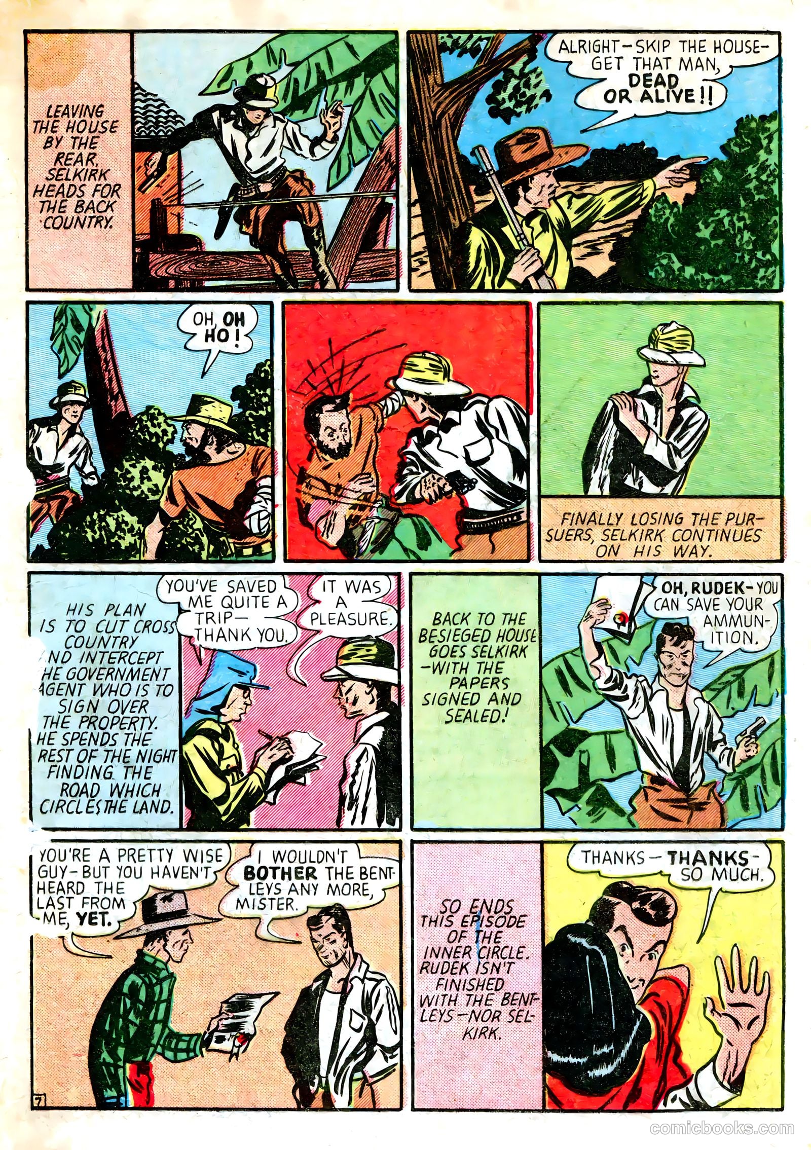 Amazing Mystery Funnies #22 (1942) — page 64 of 66