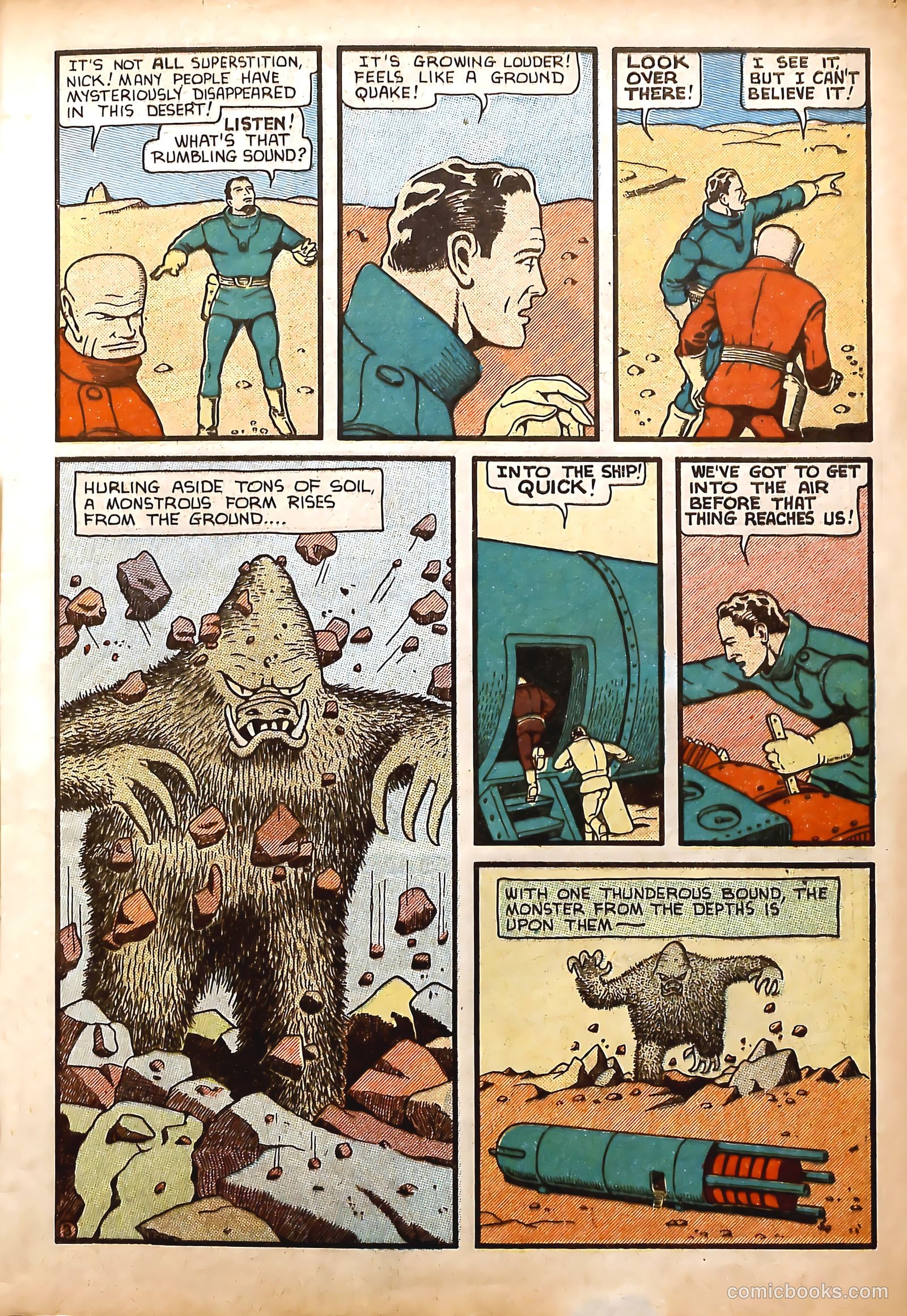 Amazing Mystery Funnies #23 (1943) — page 12 of 64