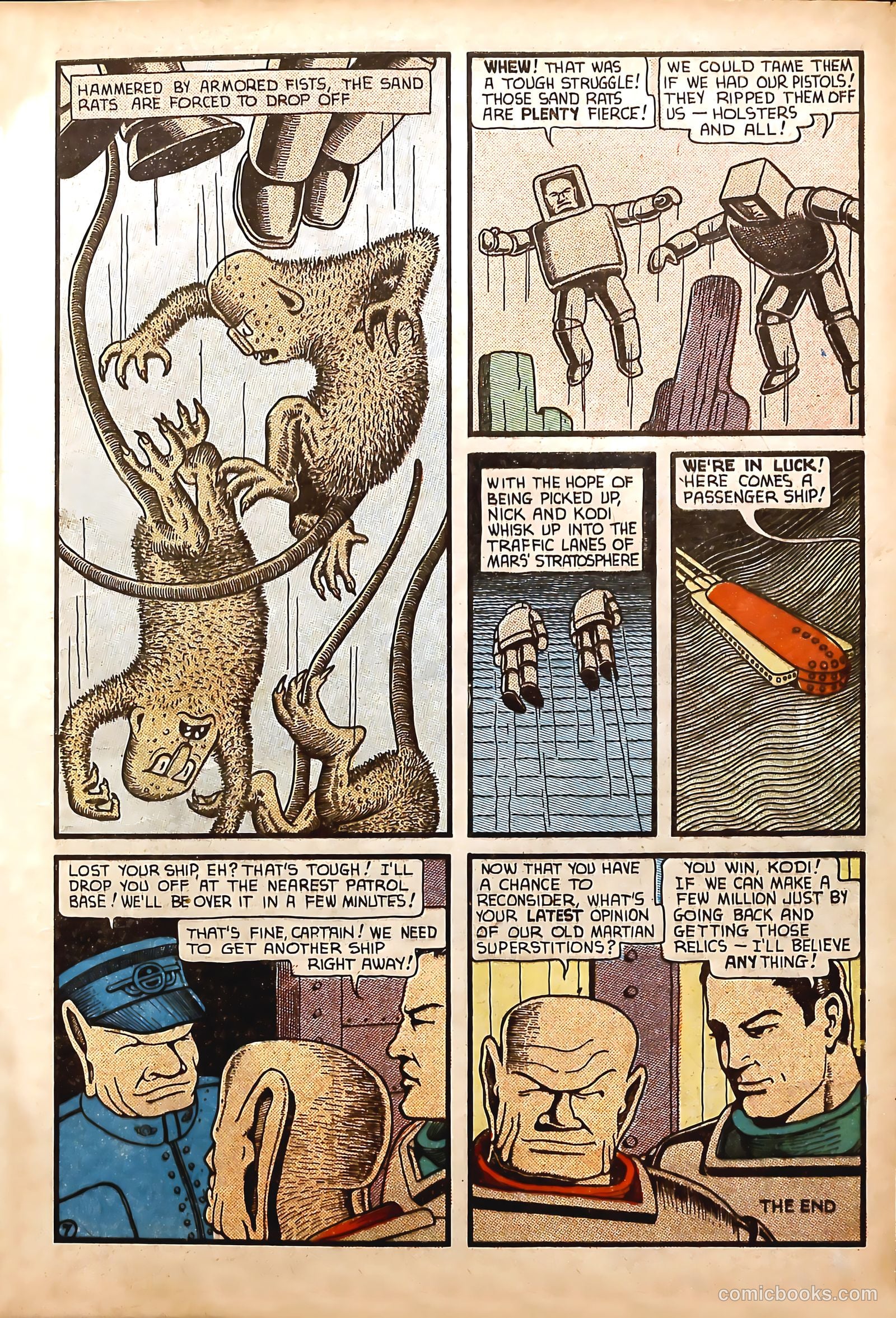Amazing Mystery Funnies #23 (1943) — page 16 of 64