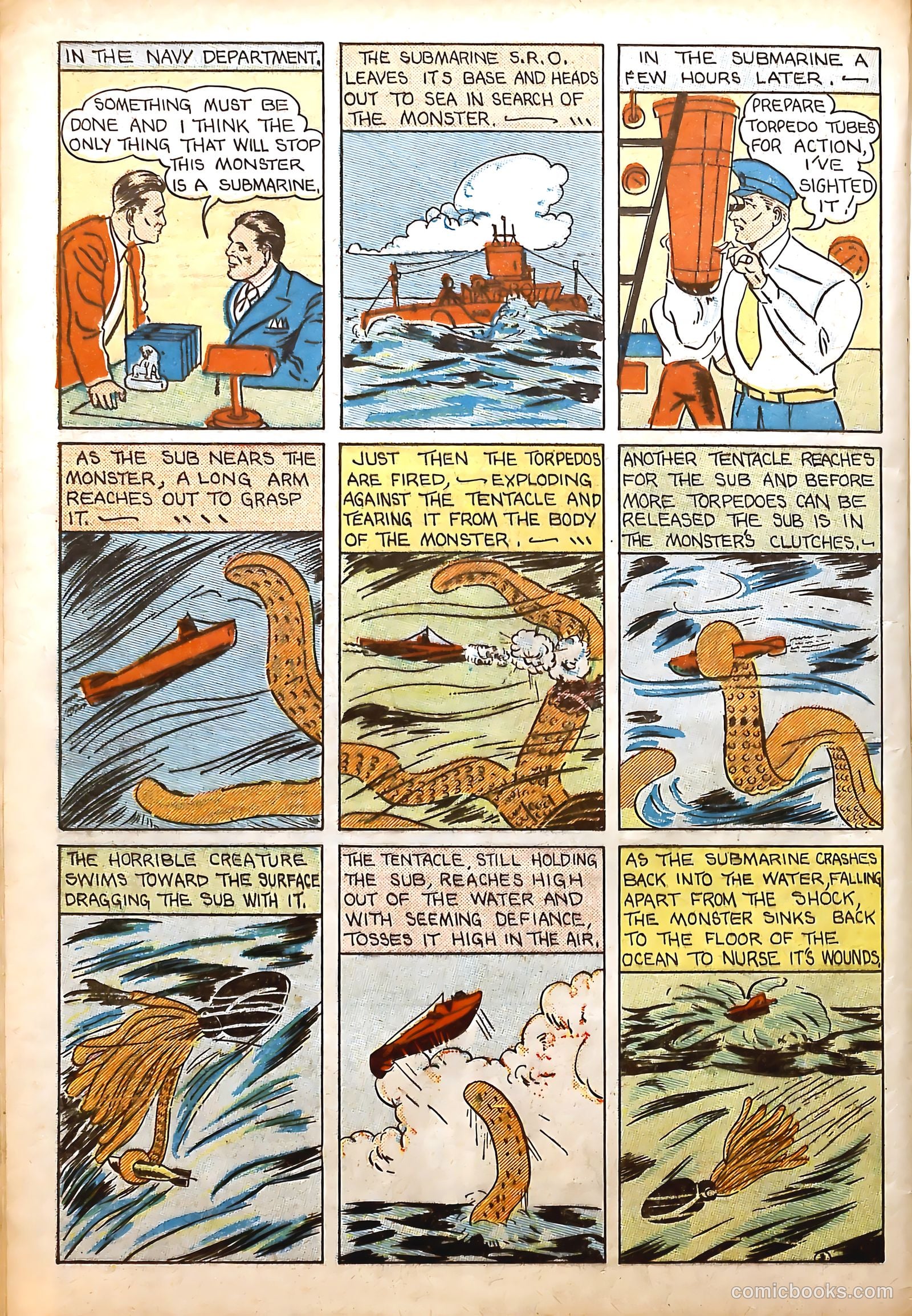 Amazing Mystery Funnies #23 (1943) — page 19 of 64