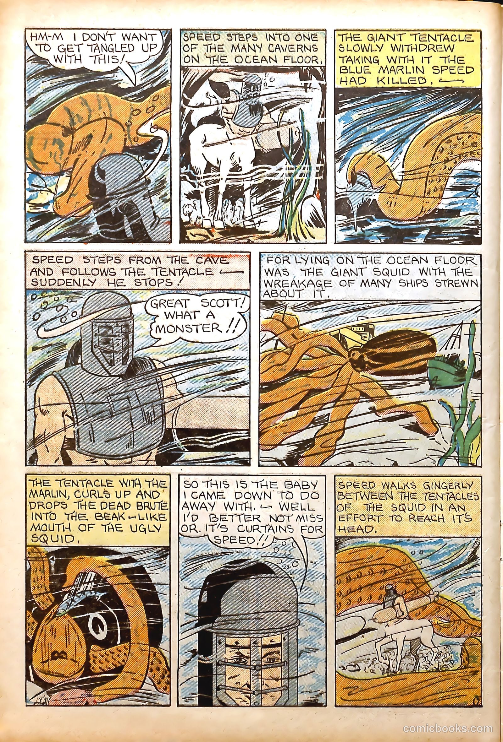 Amazing Mystery Funnies #23 (1943) — page 23 of 64