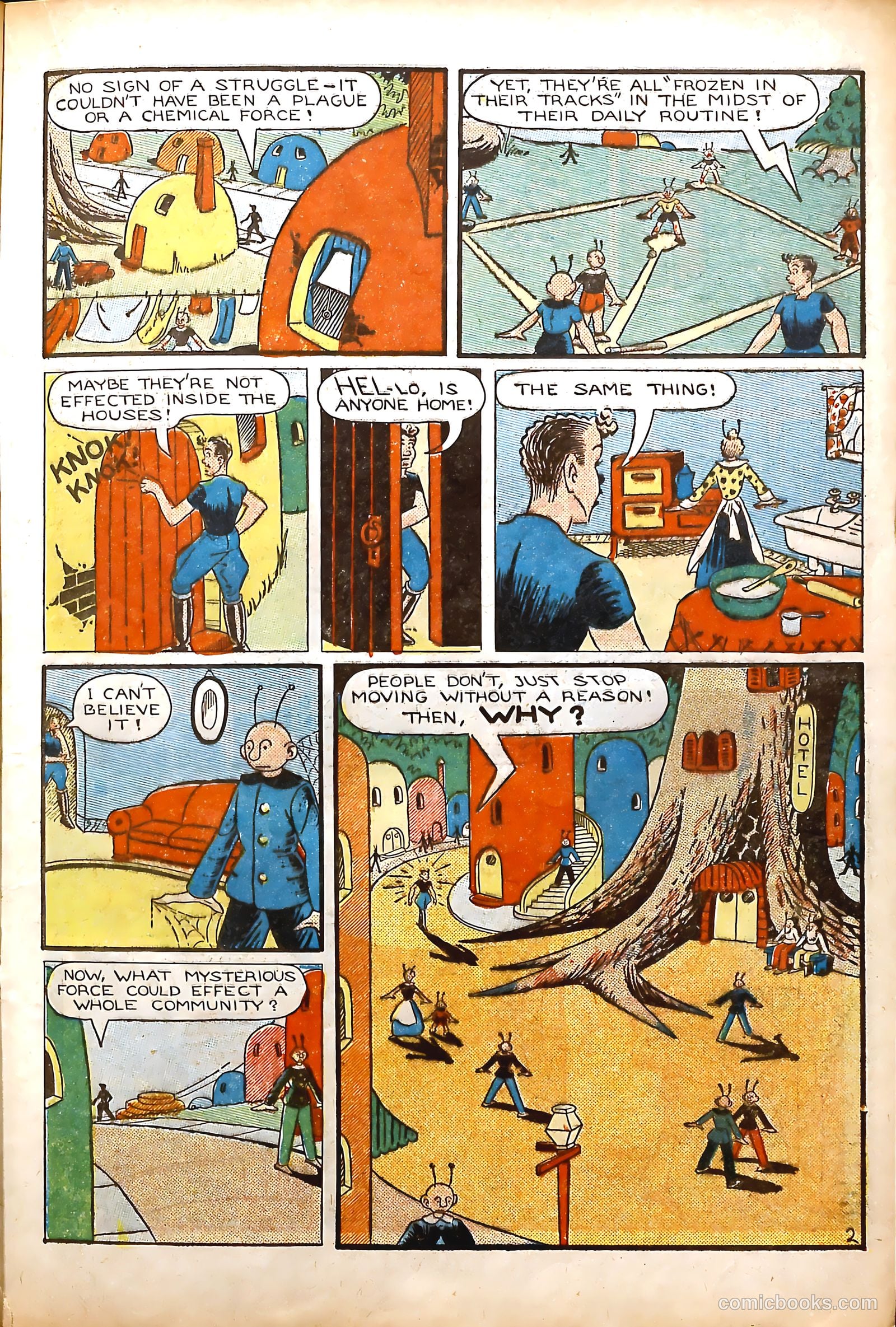 Amazing Mystery Funnies #23 (1943) — page 35 of 64