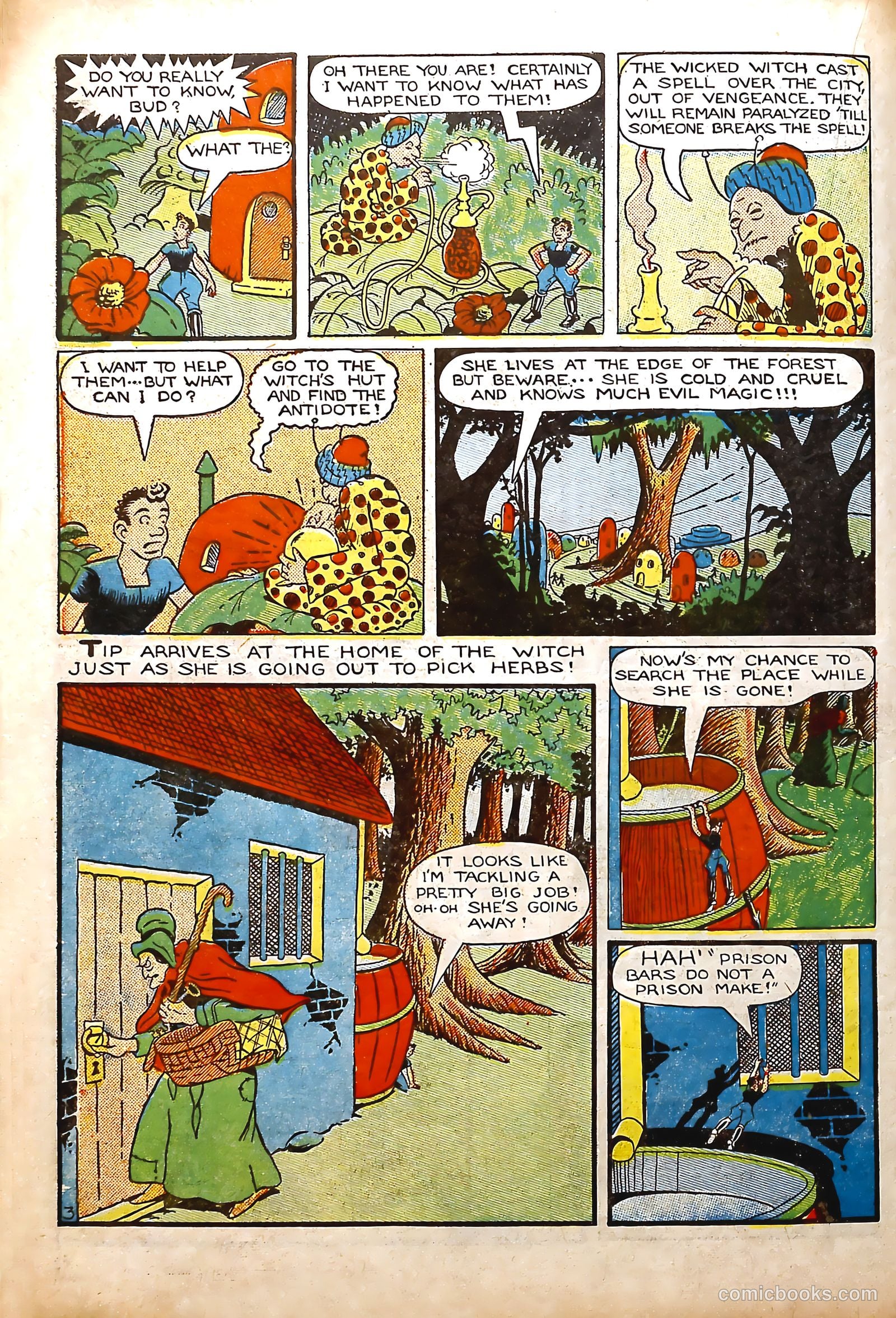 Amazing Mystery Funnies #23 (1943) — page 36 of 64