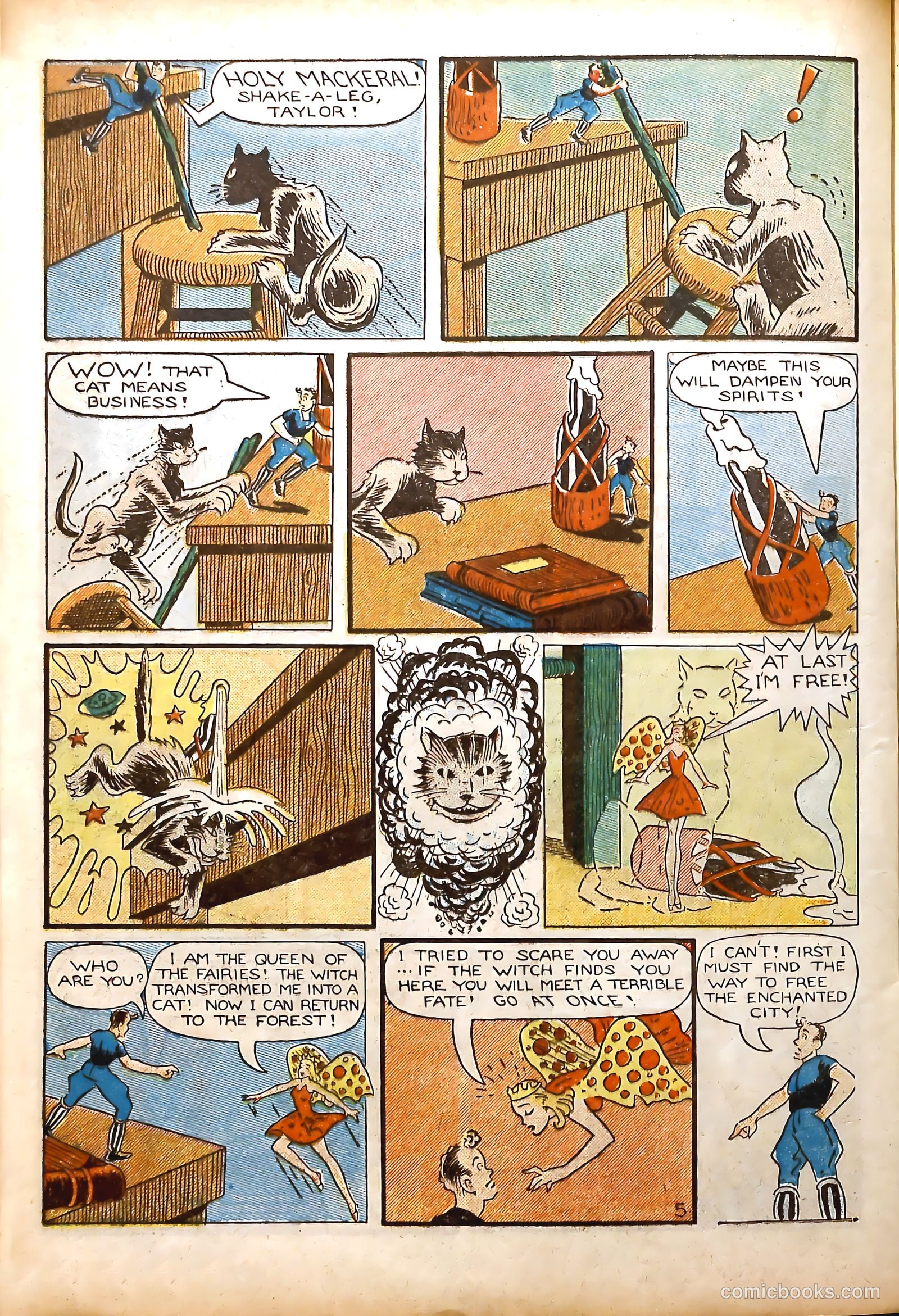 Amazing Mystery Funnies #23 (1943) — page 38 of 64