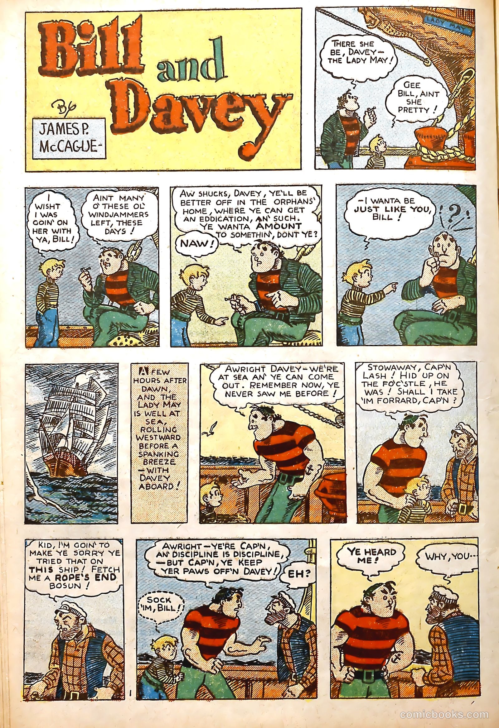Amazing Mystery Funnies #23 (1943) — page 42 of 64
