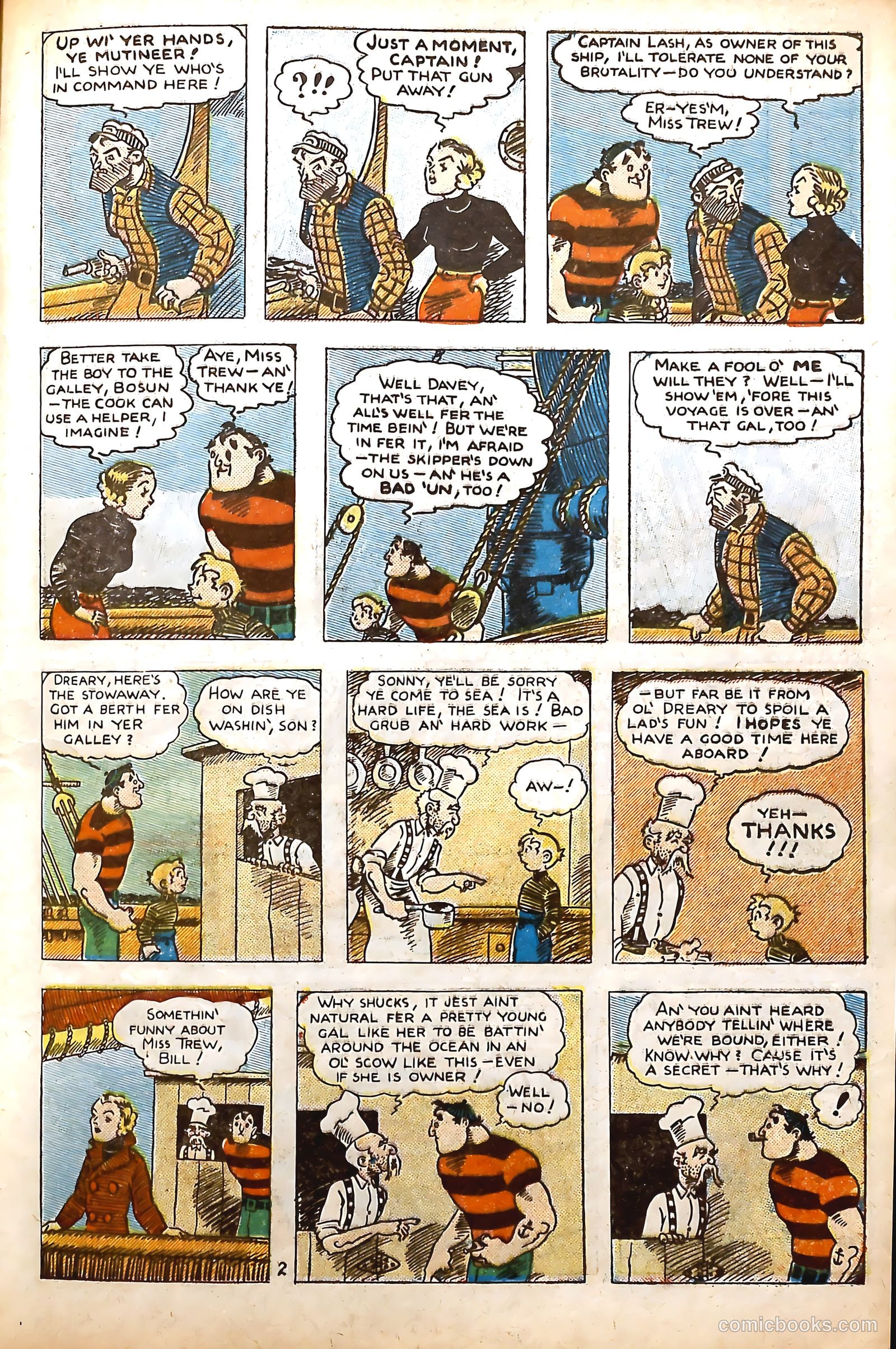Amazing Mystery Funnies #23 (1943) — page 43 of 64