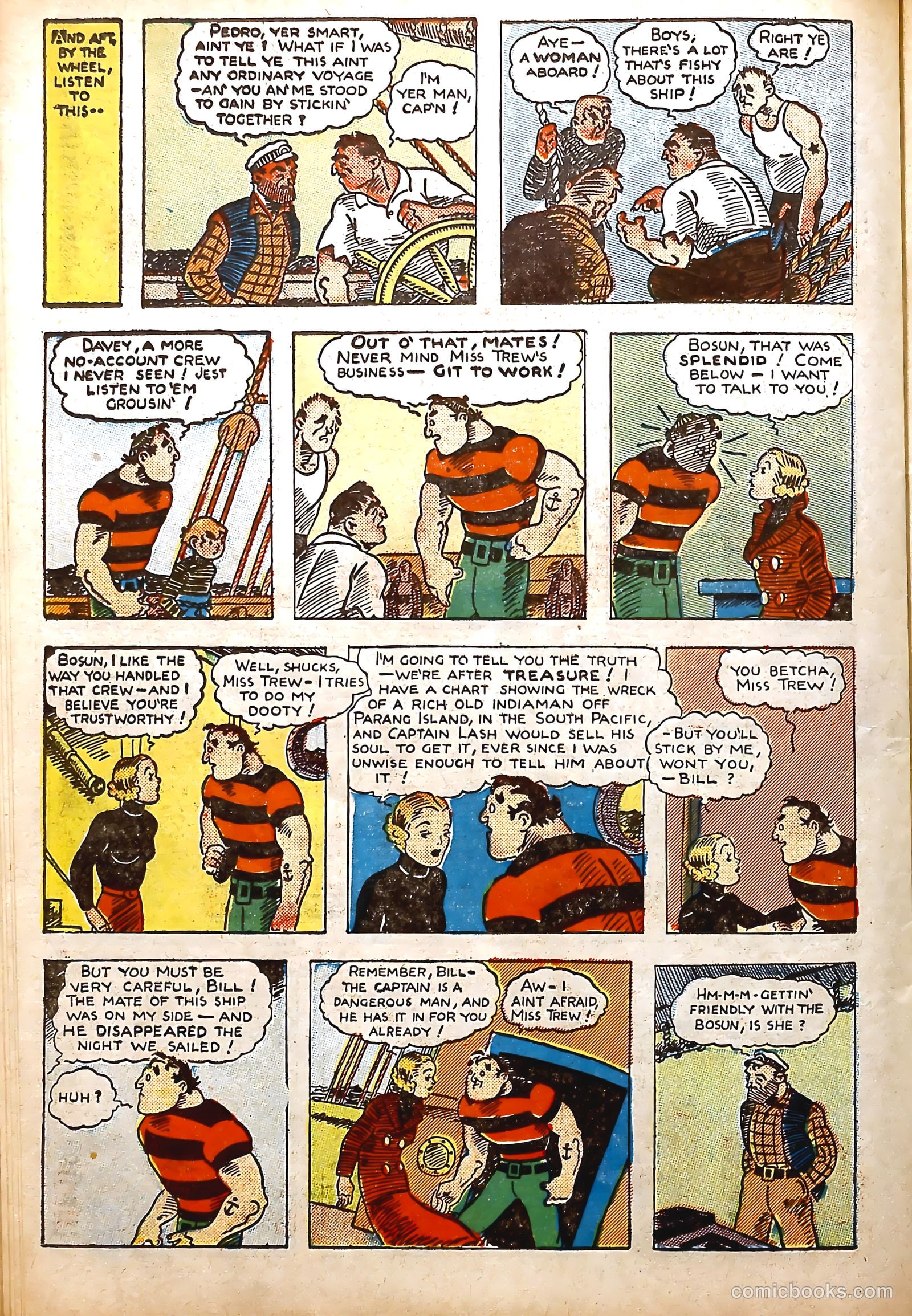 Amazing Mystery Funnies #23 (1943) — page 44 of 64