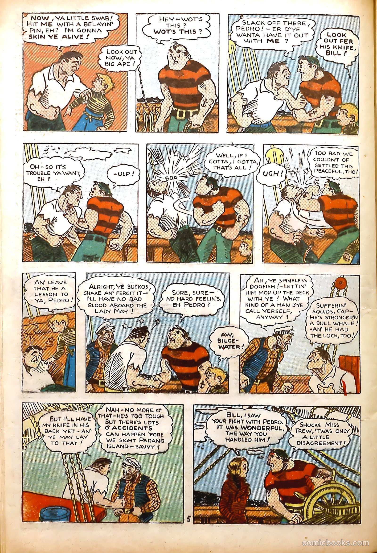 Amazing Mystery Funnies #23 (1943) — page 46 of 64