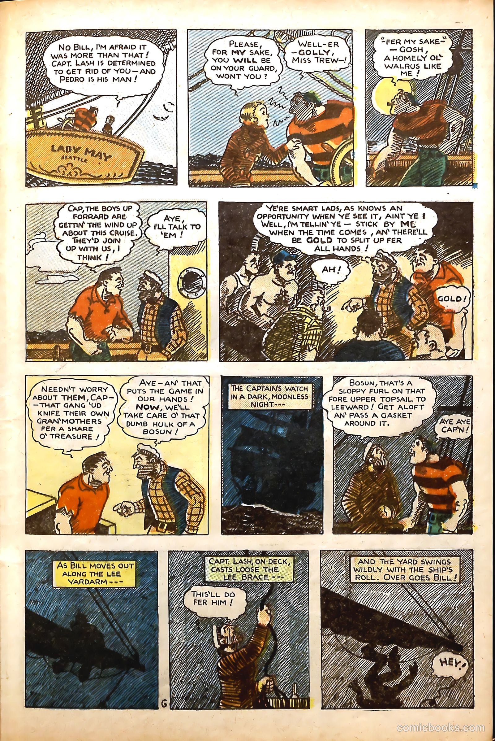 Amazing Mystery Funnies #23 (1943) — page 47 of 64