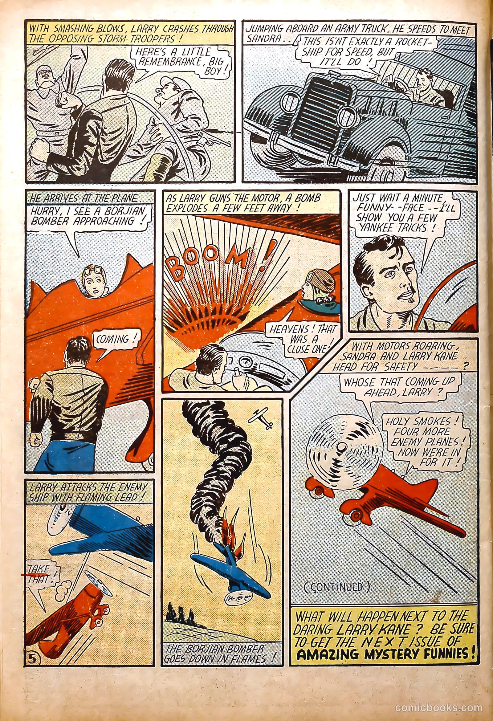 Amazing Mystery Funnies #23 (1943) — page 56 of 64