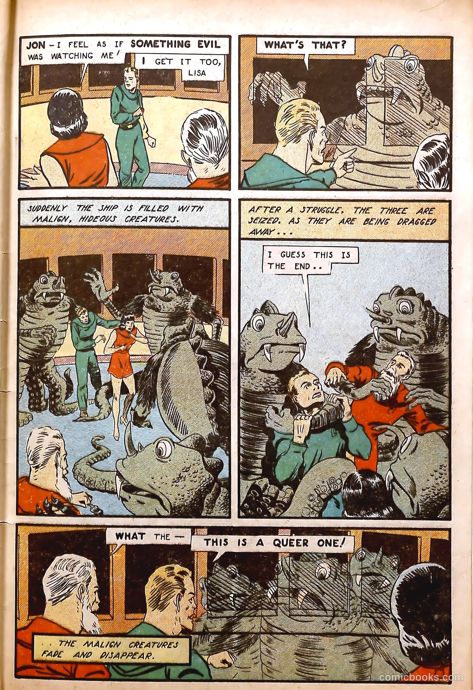 Amazing Mystery Funnies #23 (1943) — page 59 of 64