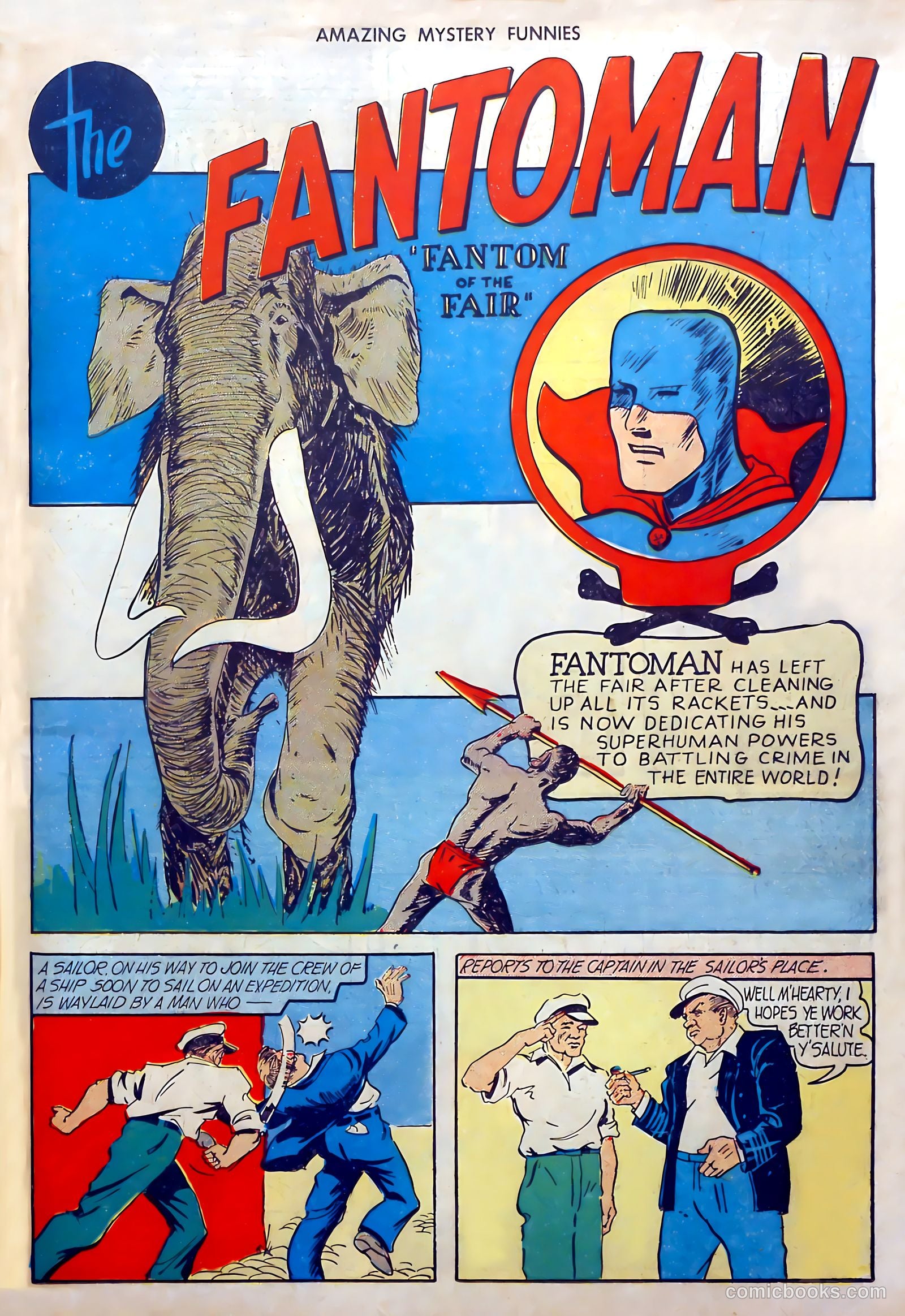 Amazing Mystery Funnies #24 (1940) — page 2 of 65