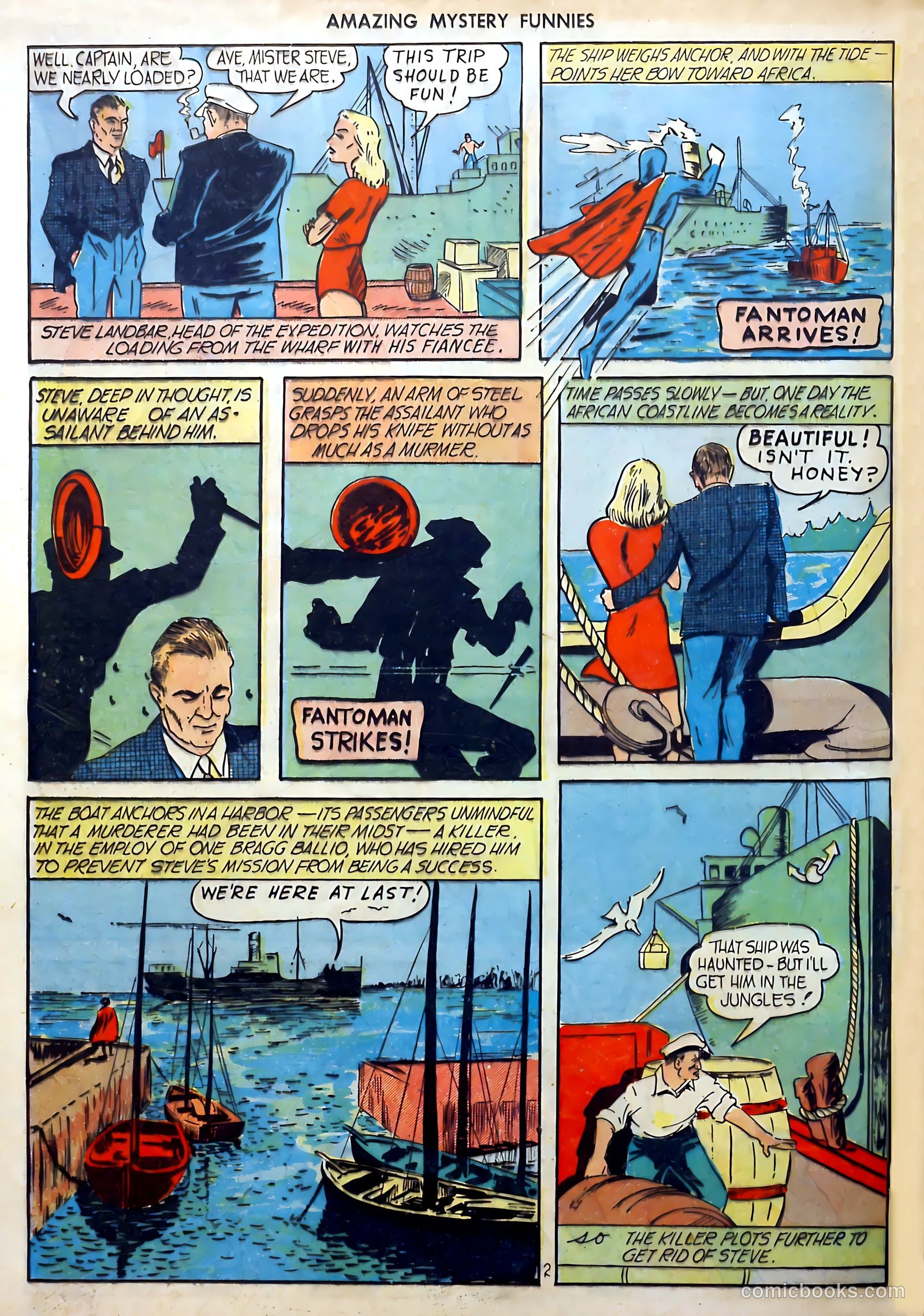 Amazing Mystery Funnies #24 (1940) — page 3 of 65