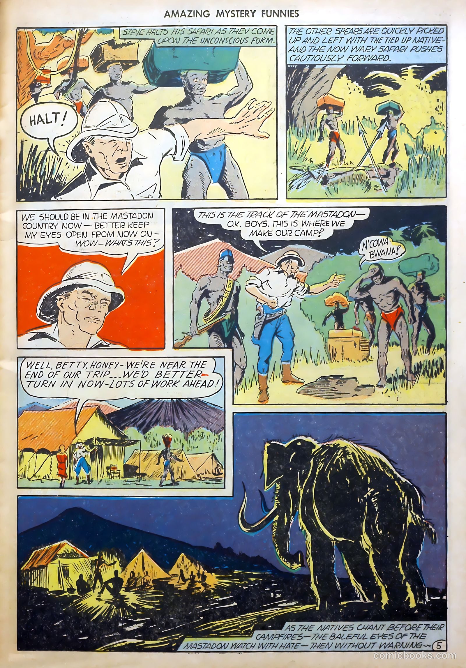 Amazing Mystery Funnies #24 (1940) — page 6 of 65