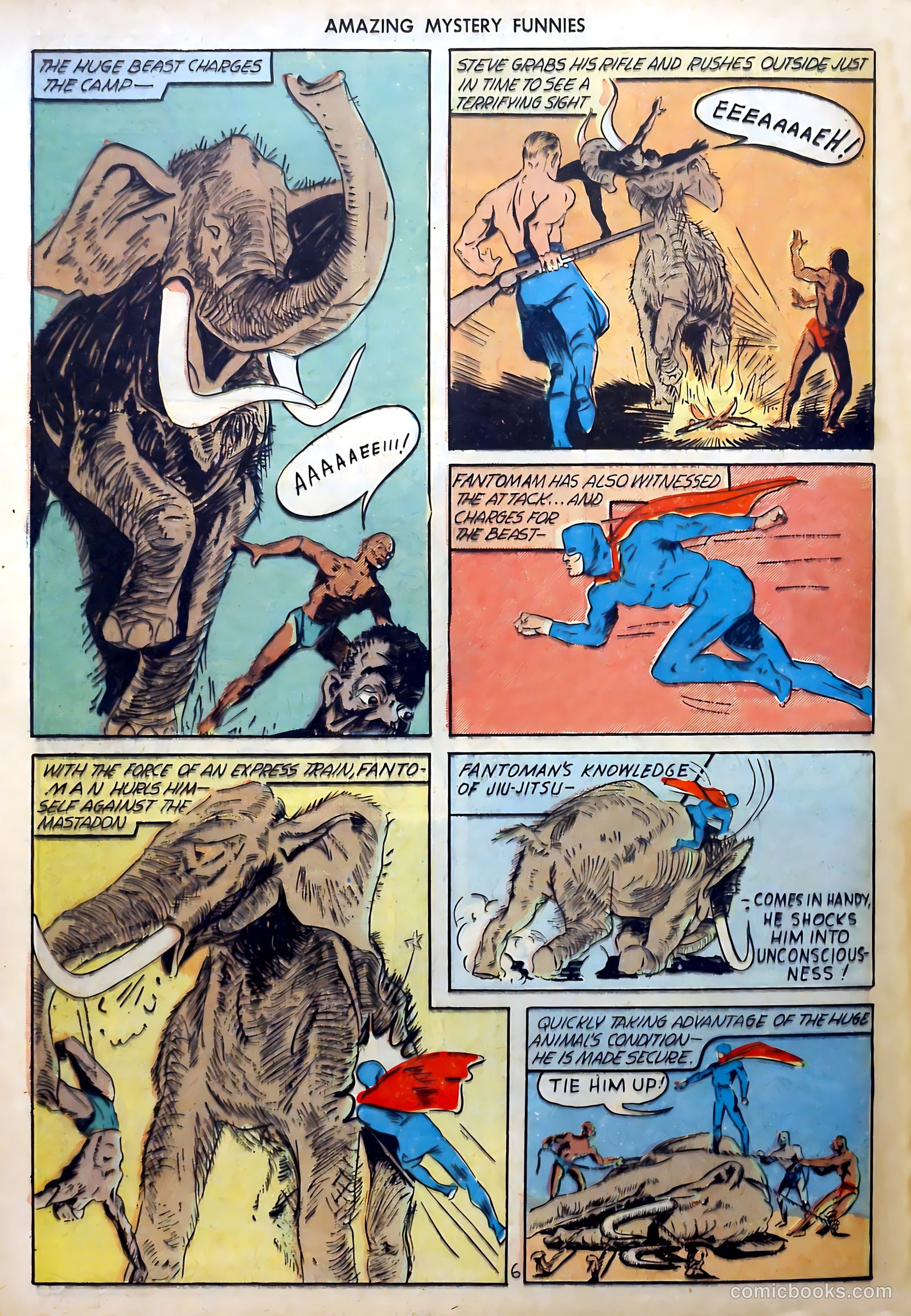 Amazing Mystery Funnies #24 (1940) — page 7 of 65