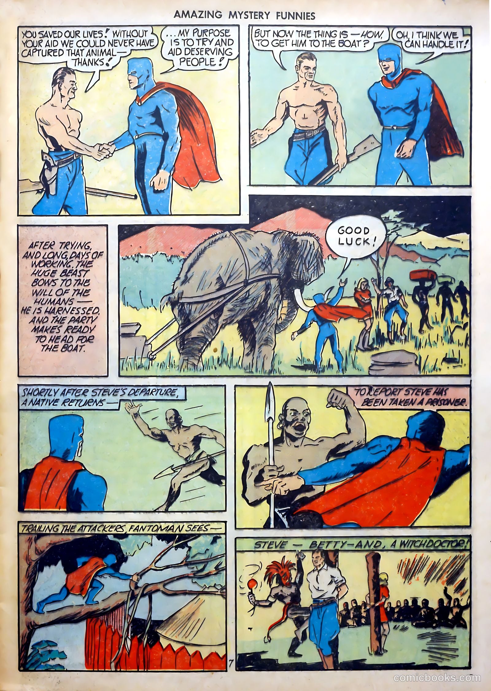 Amazing Mystery Funnies #24 (1940) — page 8 of 65