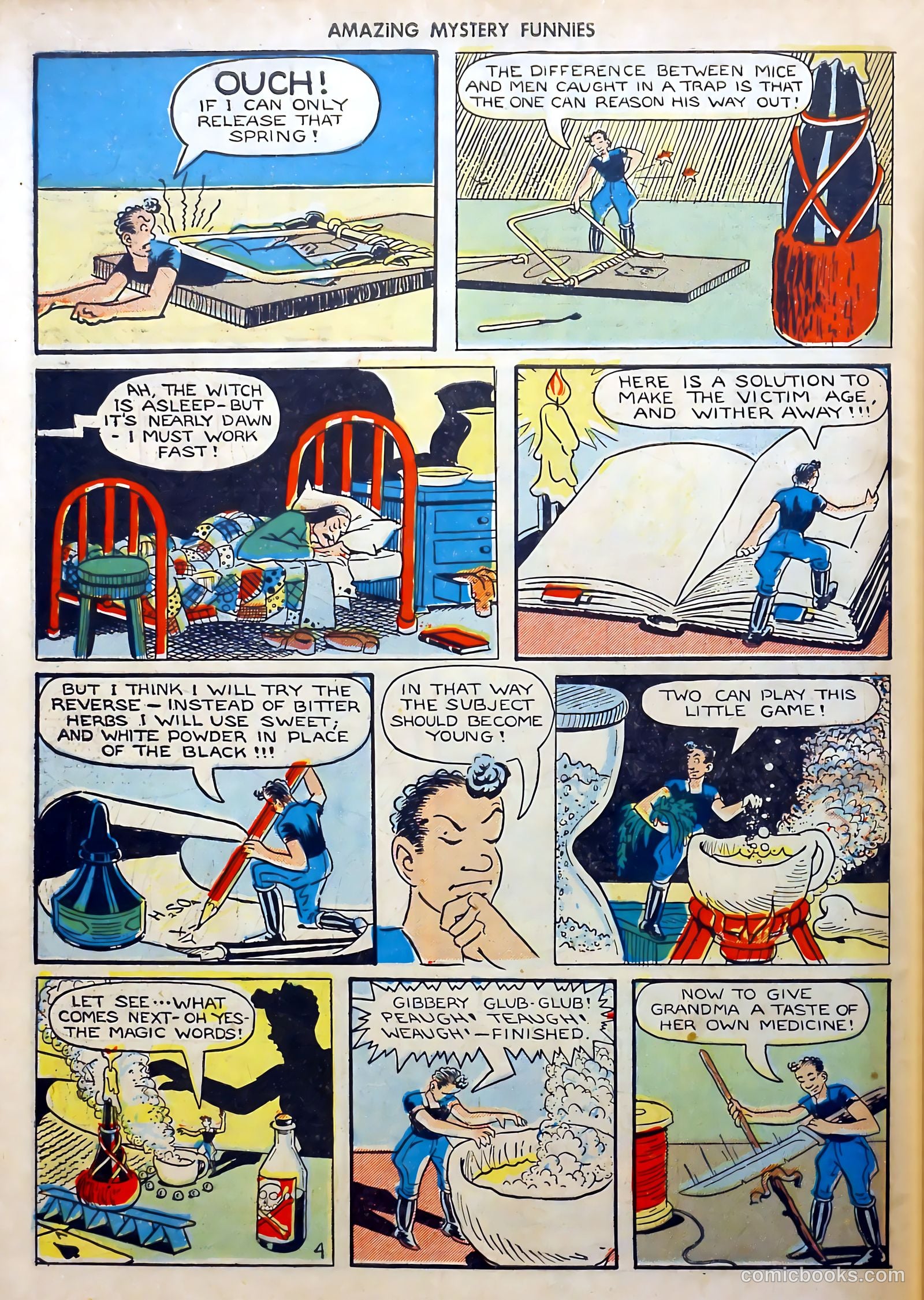 Amazing Mystery Funnies #24 (1940) — page 13 of 65
