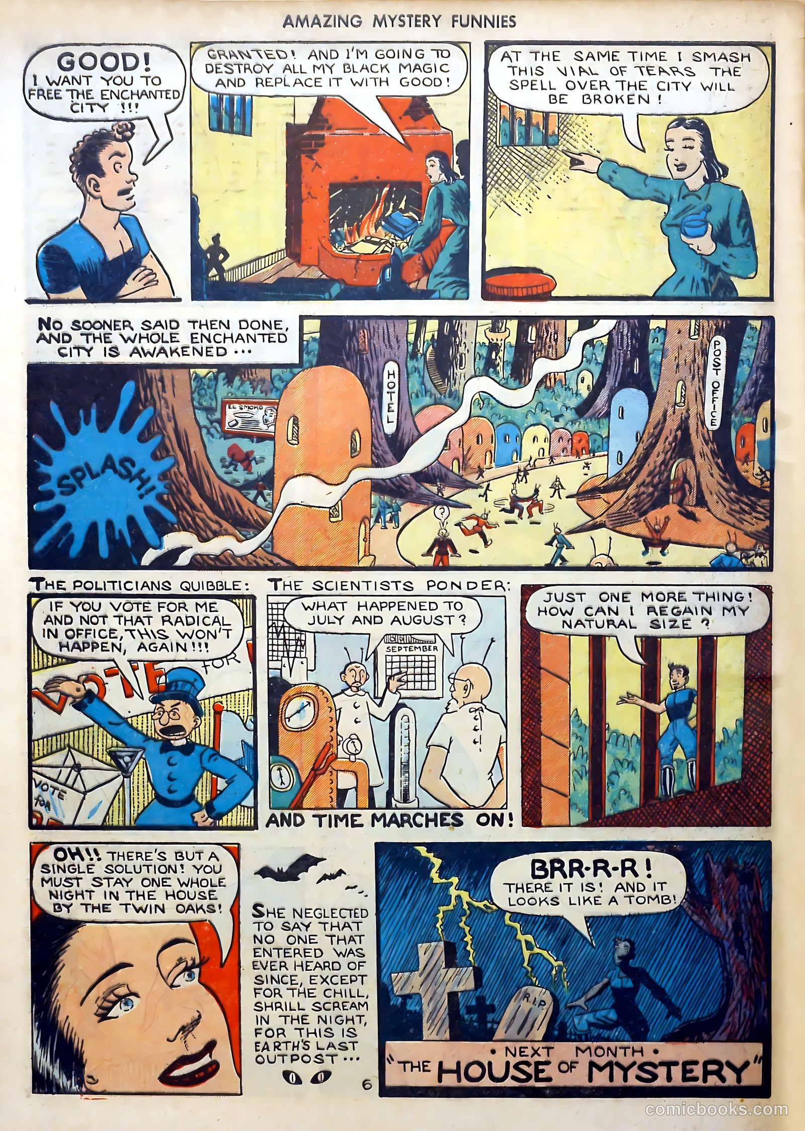 Amazing Mystery Funnies #24 (1940) — page 15 of 65