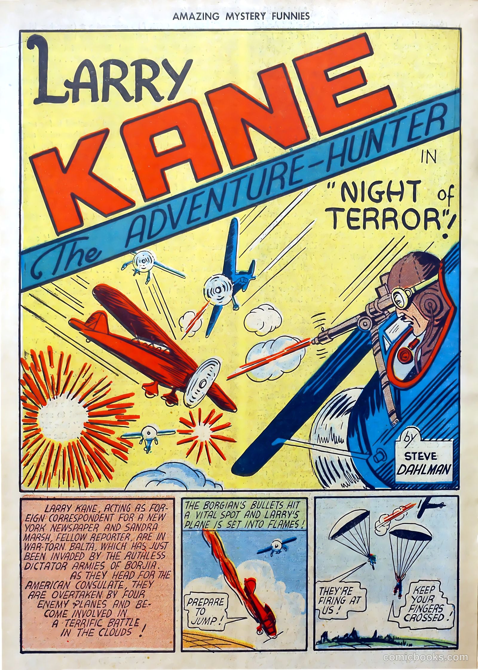 Amazing Mystery Funnies #24 (1940) — page 33 of 65