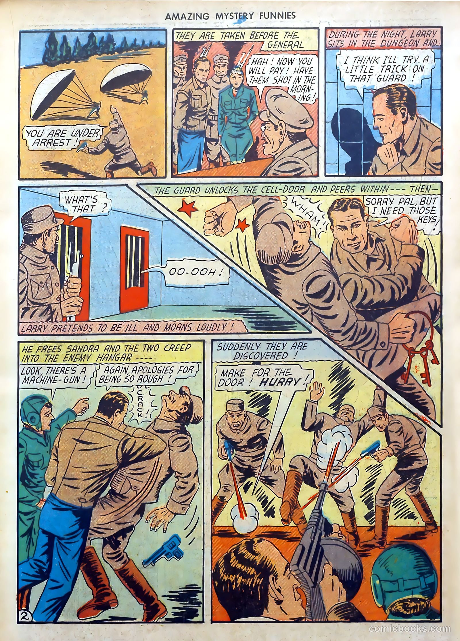 Amazing Mystery Funnies #24 (1940) — page 34 of 65