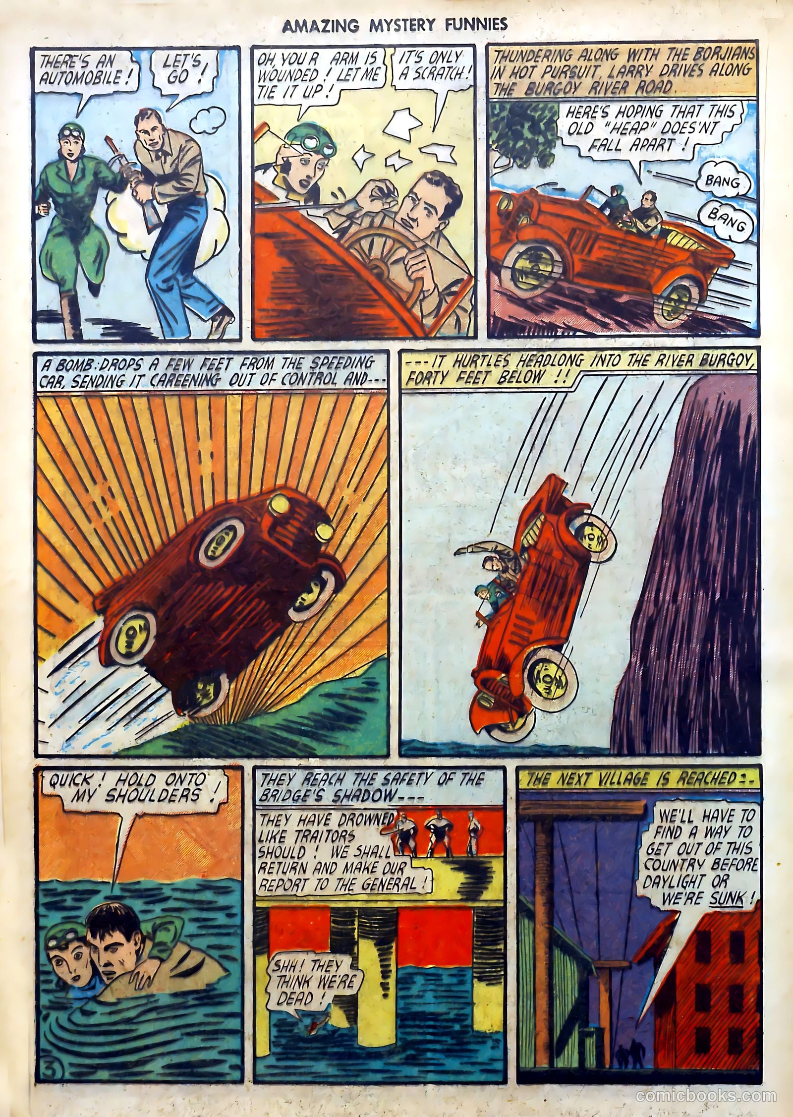 Amazing Mystery Funnies #24 (1940) — page 35 of 65