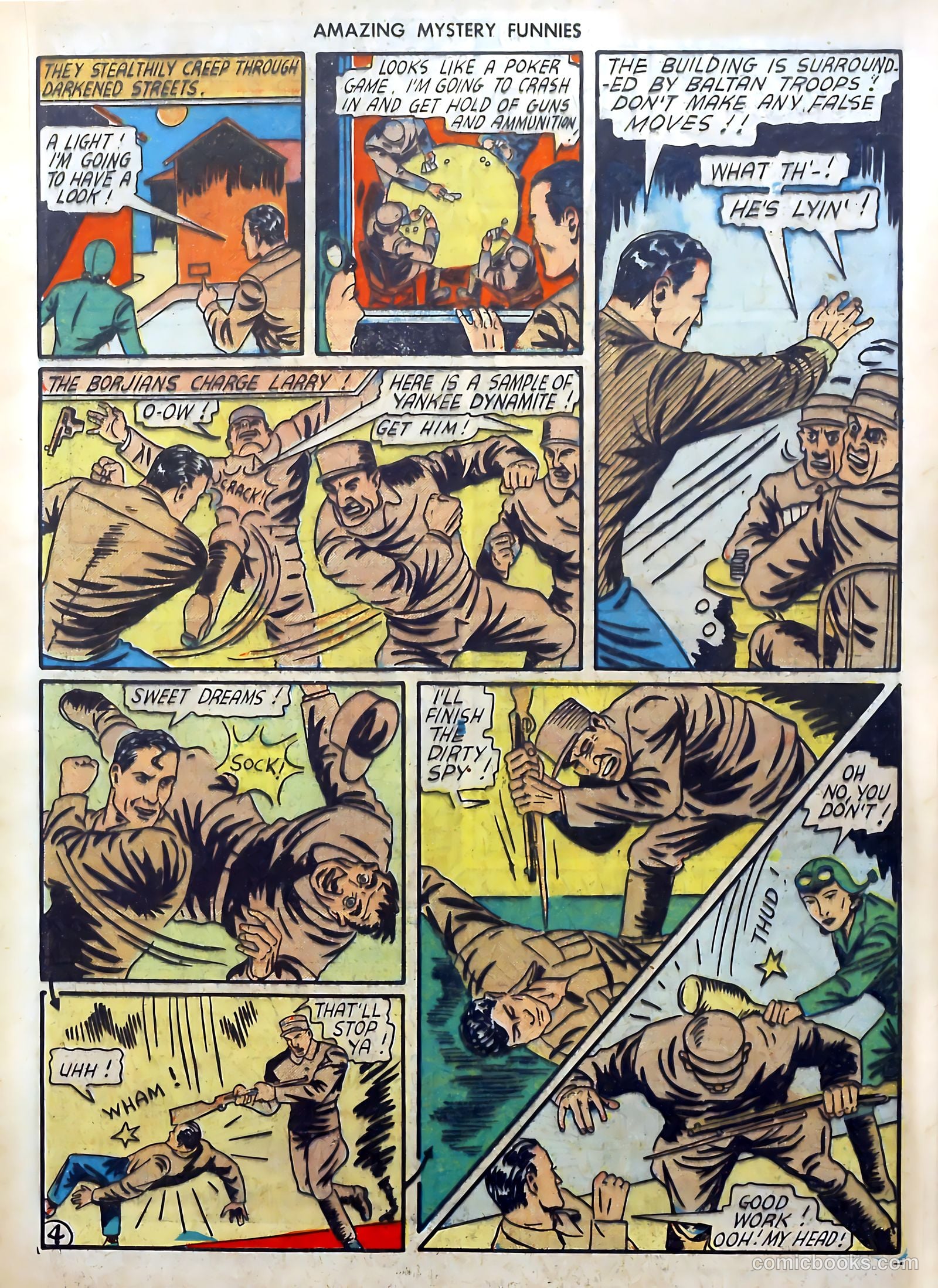 Amazing Mystery Funnies #24 (1940) — page 36 of 65