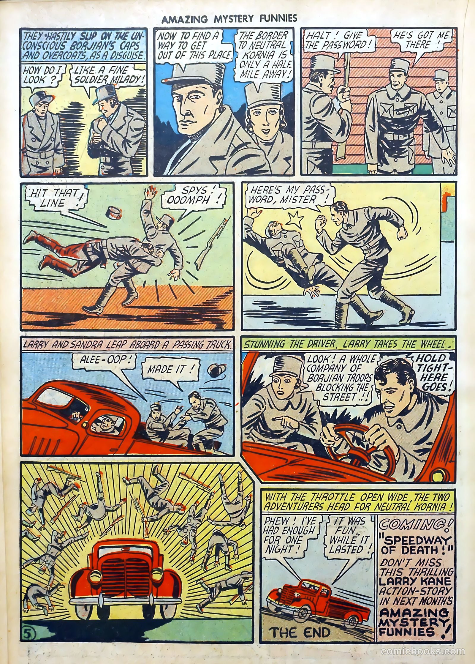 Amazing Mystery Funnies #24 (1940) — page 37 of 65