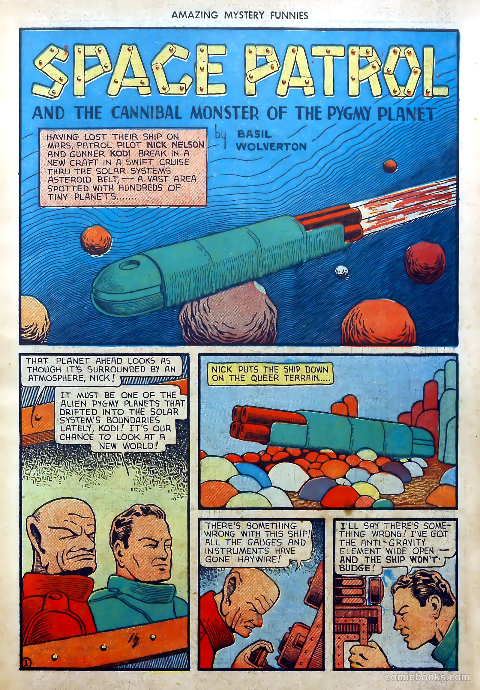 Amazing Mystery Funnies #24 (1940) — page 38 of 65