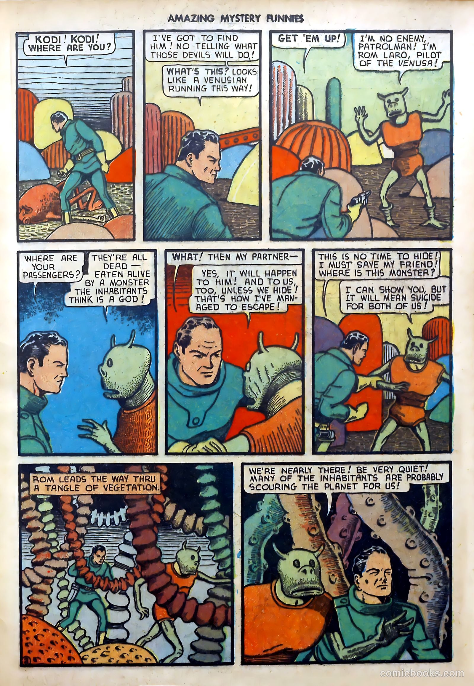 Amazing Mystery Funnies #24 (1940) — page 40 of 65