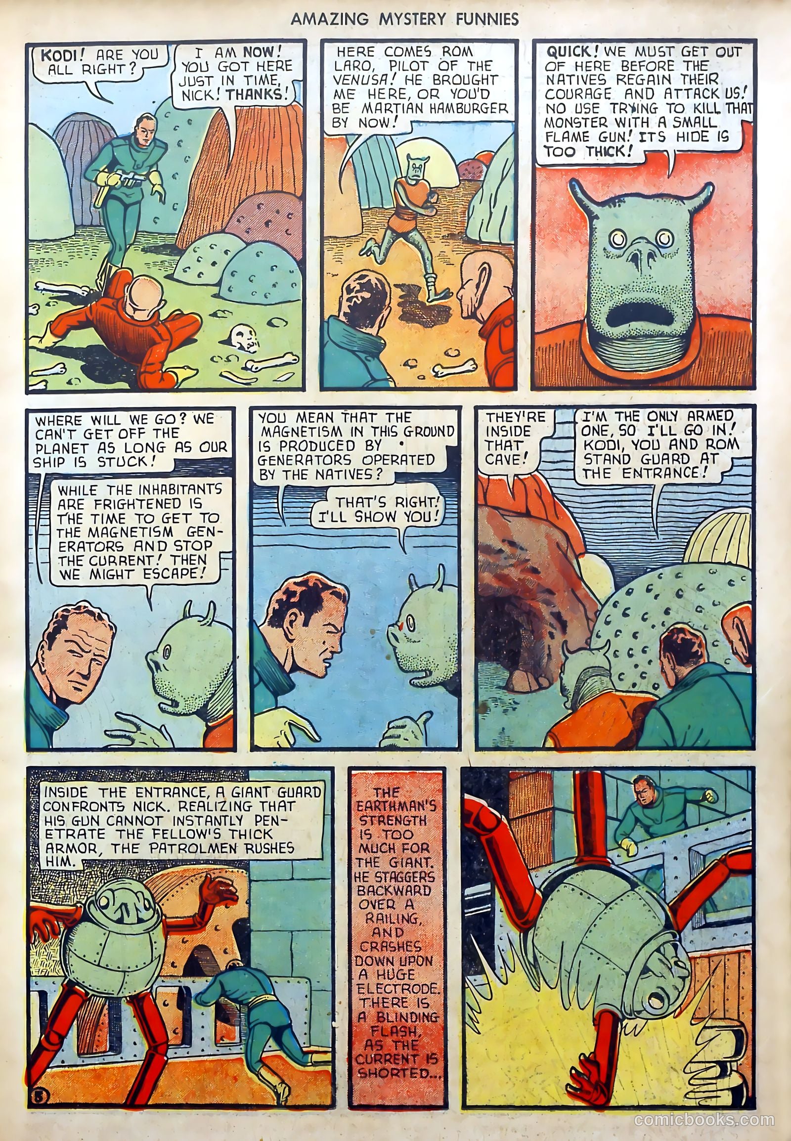 Amazing Mystery Funnies #24 (1940) — page 42 of 65