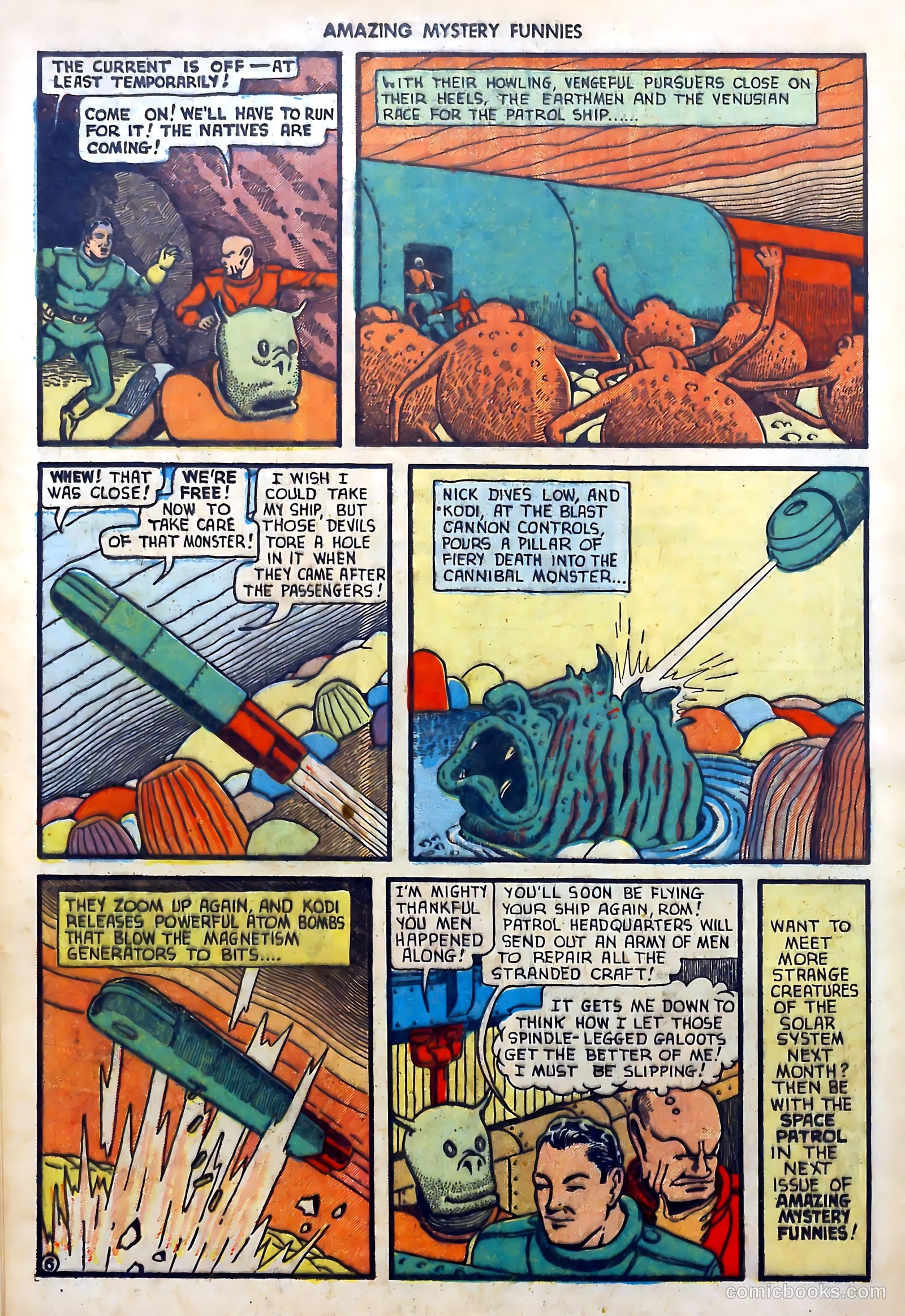 Amazing Mystery Funnies #24 (1940) — page 43 of 65