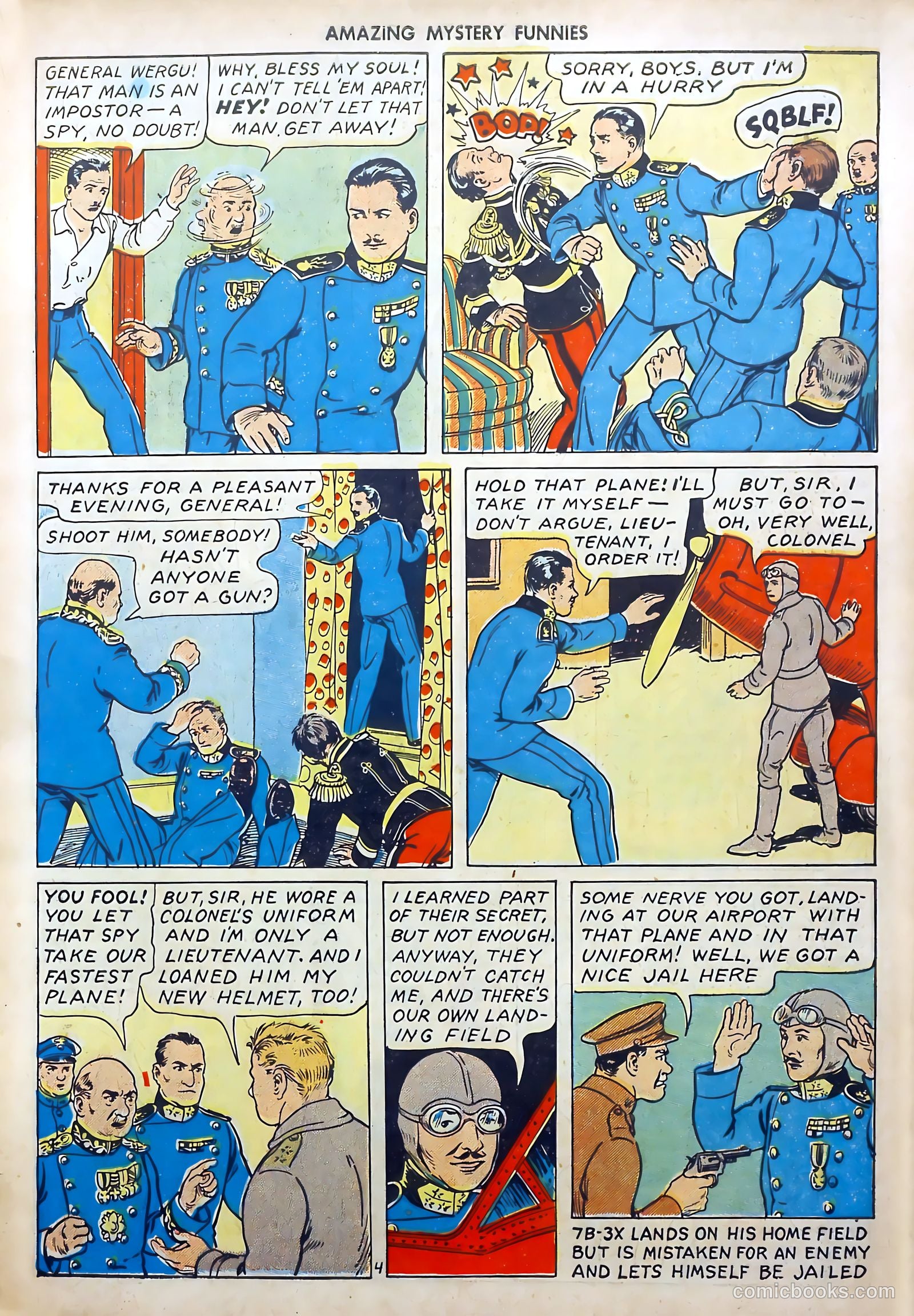 Amazing Mystery Funnies #24 (1940) — page 54 of 65