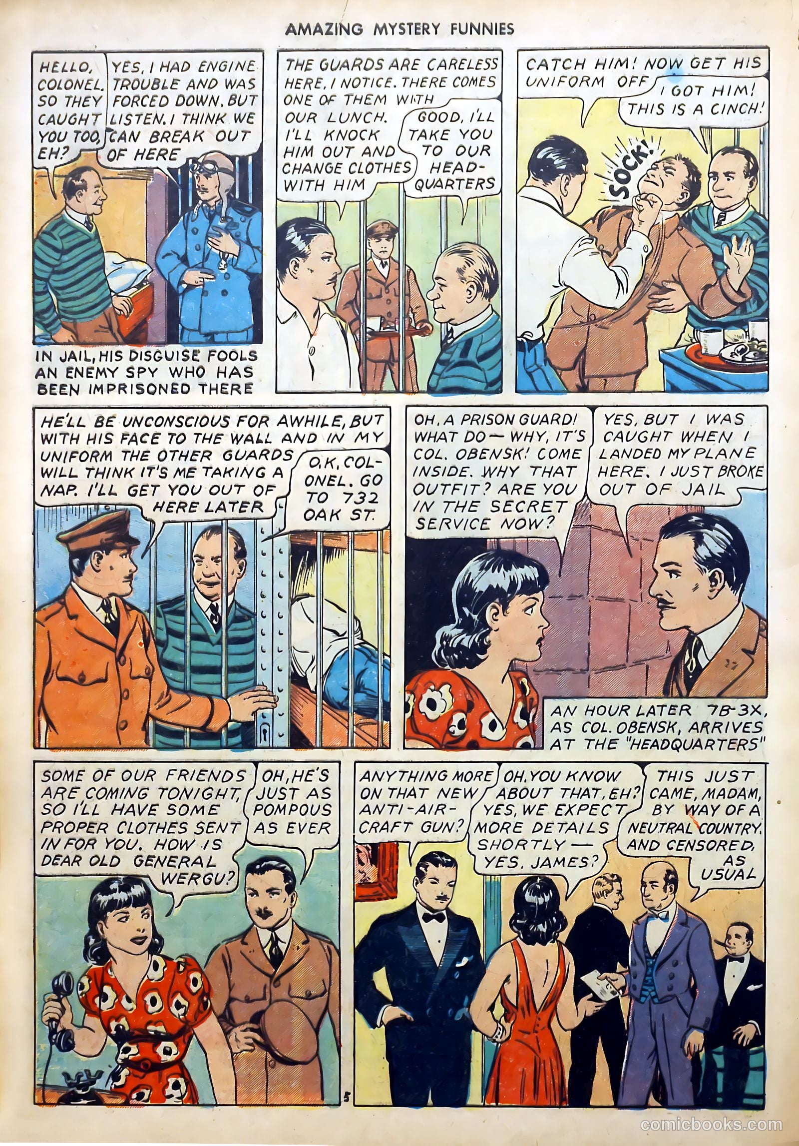 Amazing Mystery Funnies #24 (1940) — page 55 of 65
