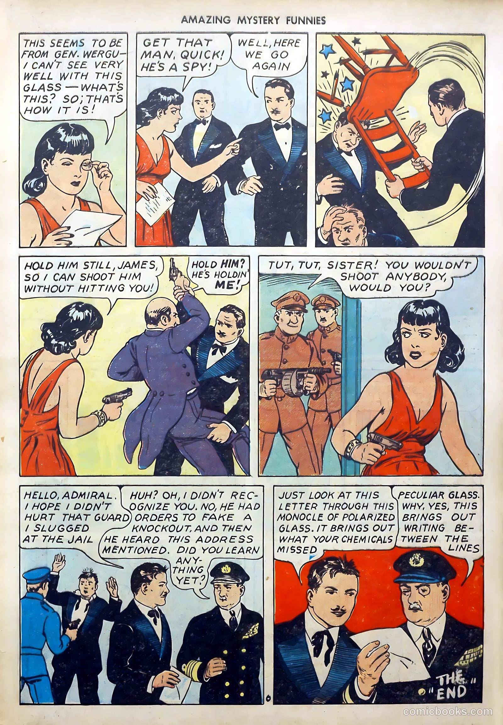 Amazing Mystery Funnies #24 (1940) — page 56 of 65