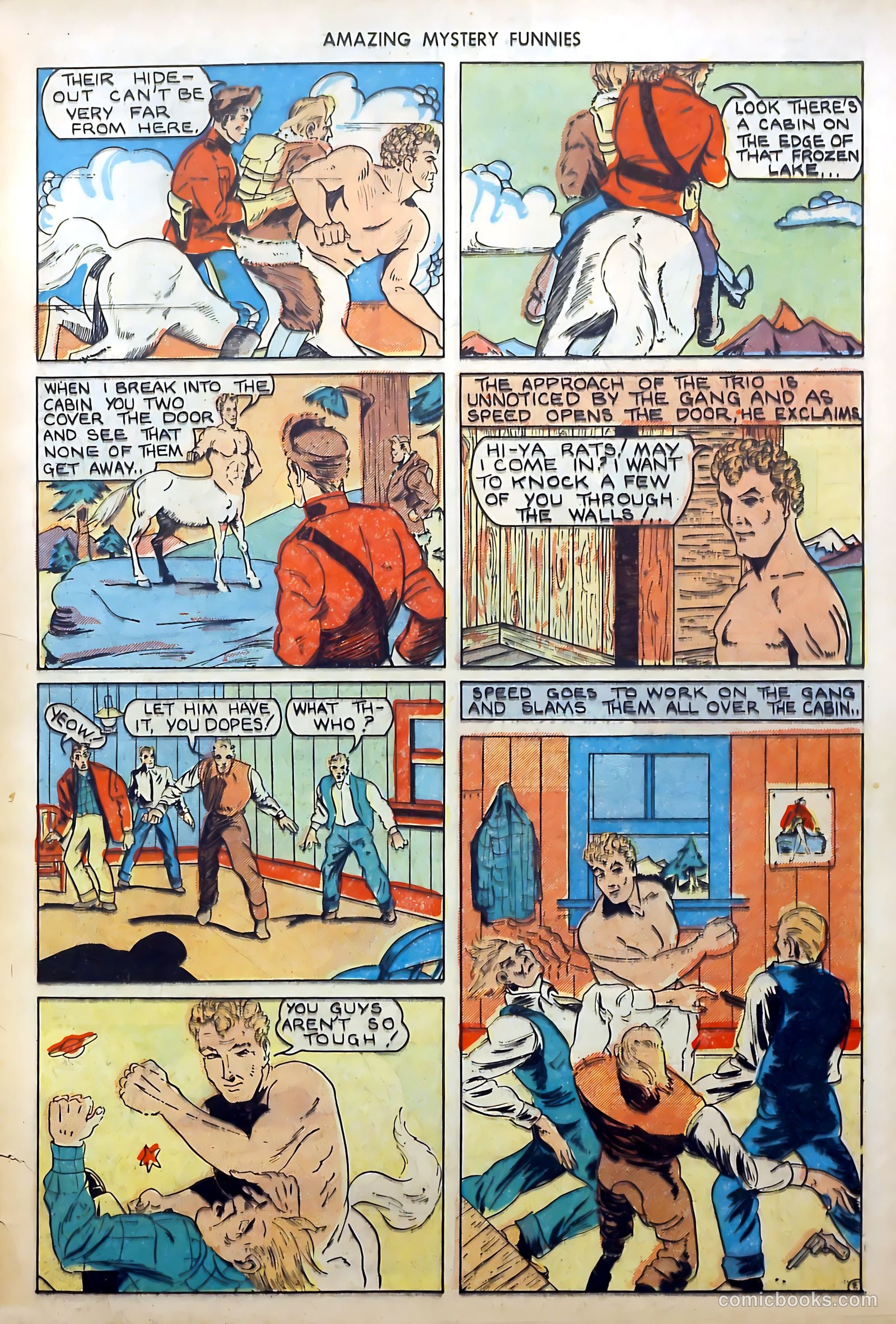 Amazing Mystery Funnies #24 (1940) — page 60 of 65