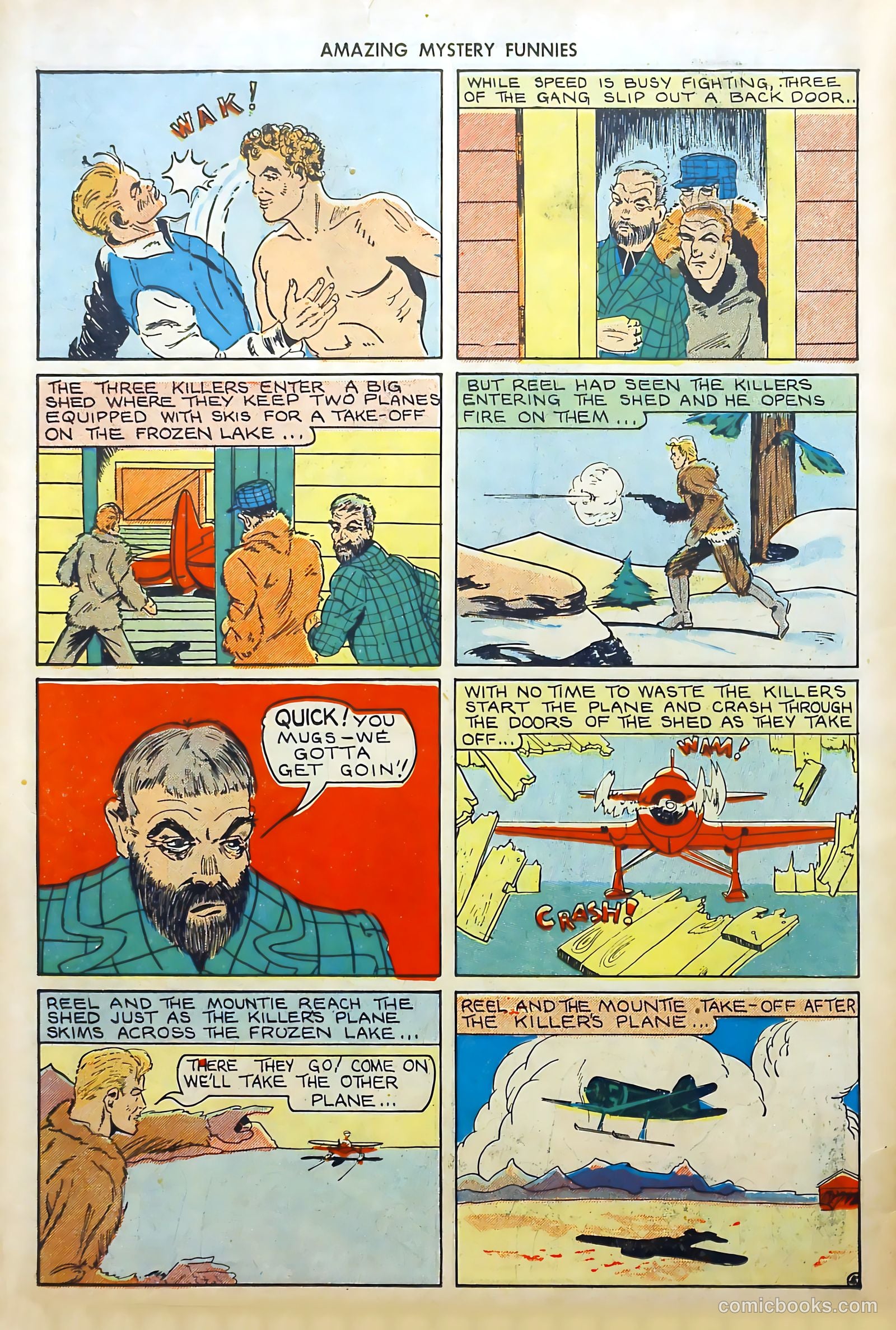 Amazing Mystery Funnies #24 (1940) — page 61 of 65