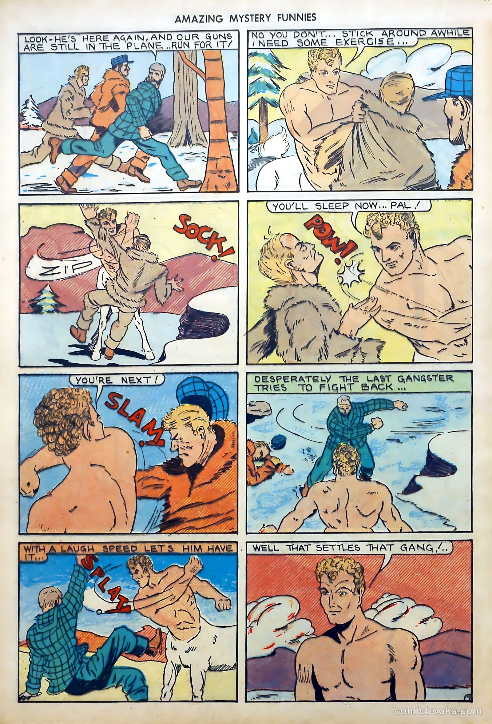 Amazing Mystery Funnies #24 (1940) — page 63 of 65