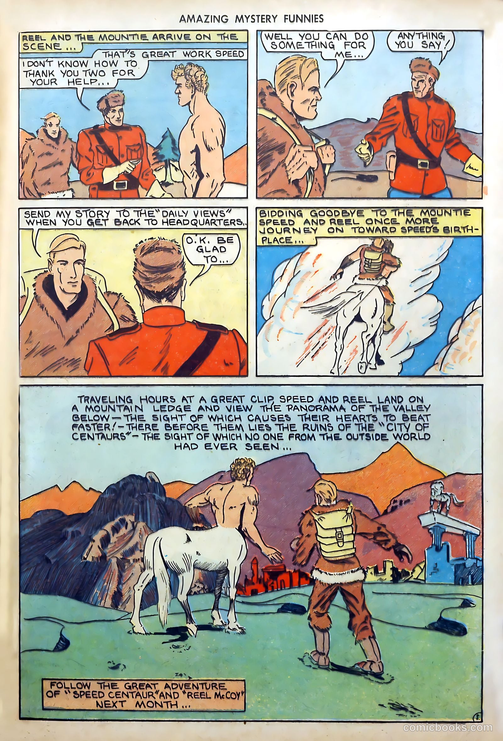 Amazing Mystery Funnies #24 (1940) — page 64 of 65