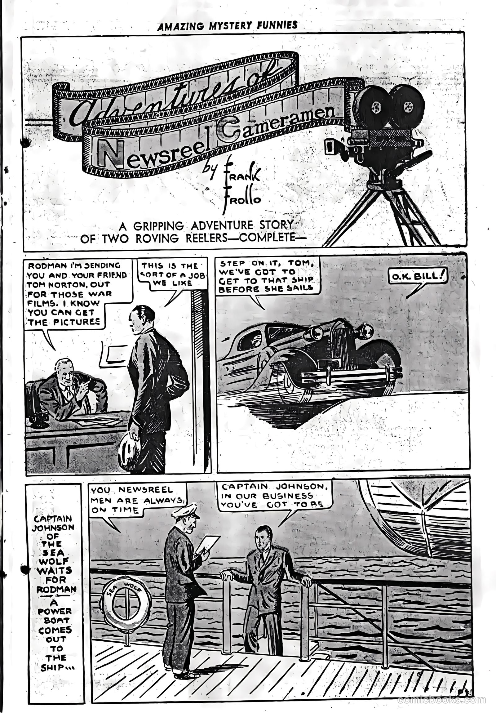 Amazing Mystery Funnies #3 (1939) — page 8 of 53