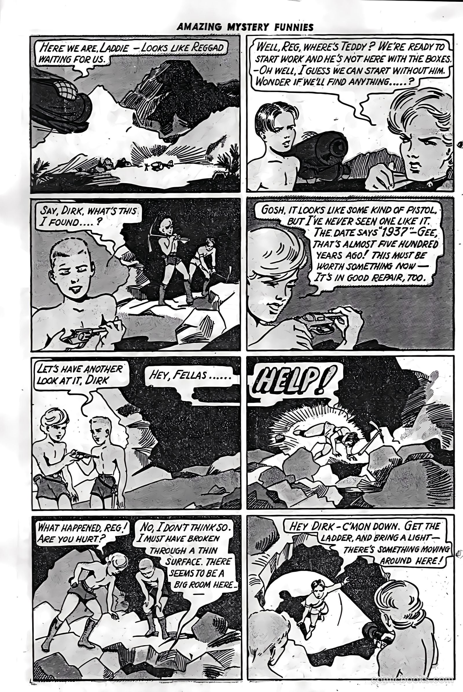 Amazing Mystery Funnies #3 (1939) — page 23 of 53