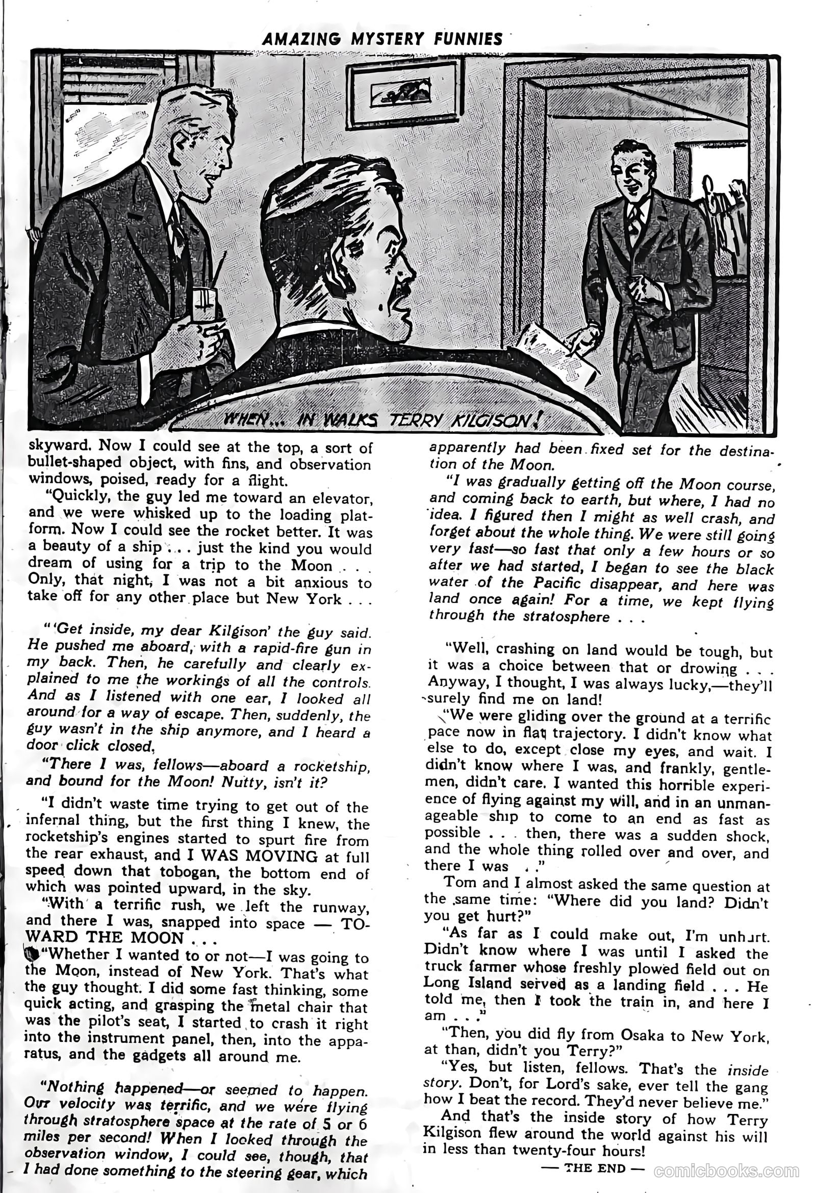 Amazing Mystery Funnies #3 (1939) — page 30 of 53