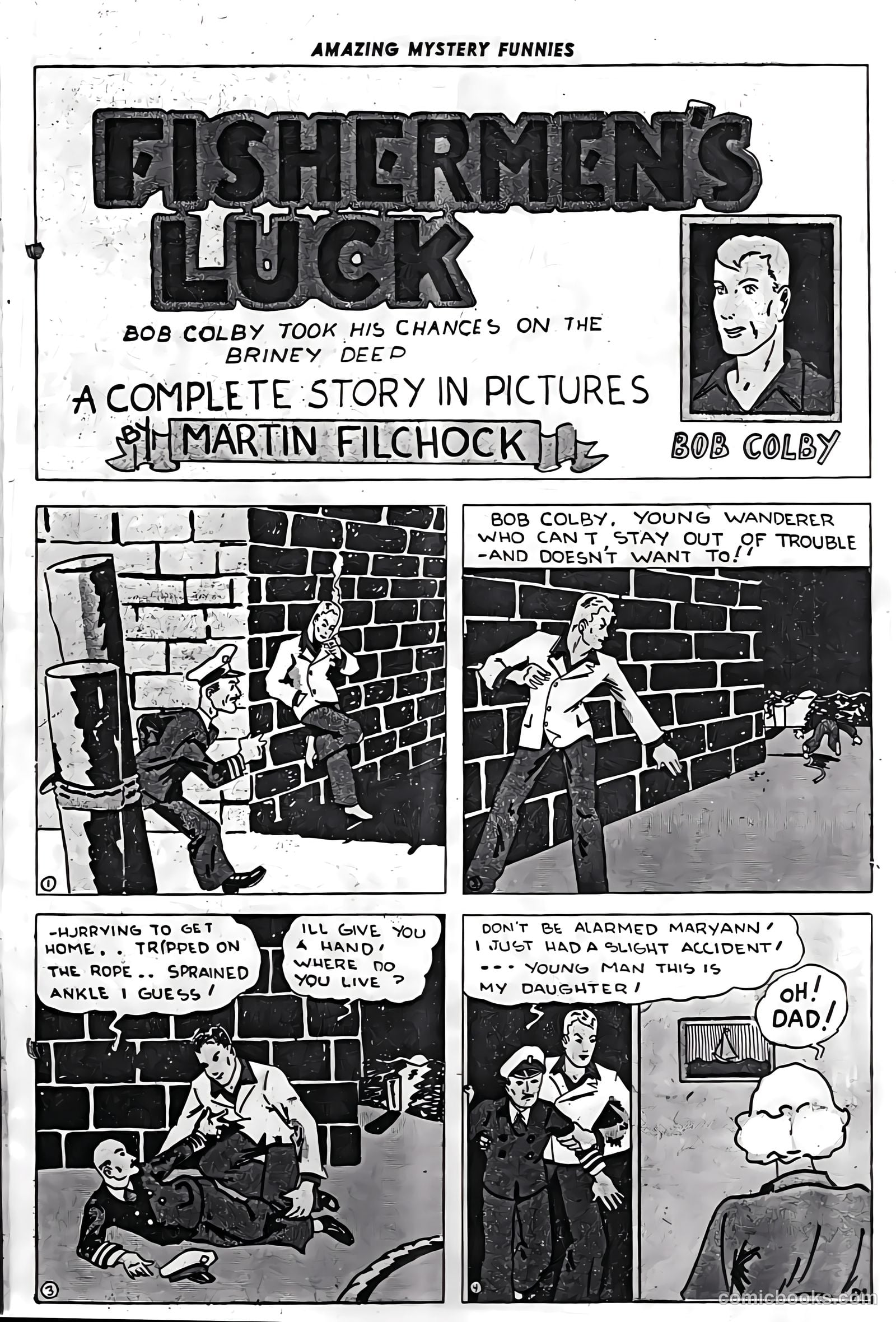 Amazing Mystery Funnies #3 (1939) — page 38 of 53