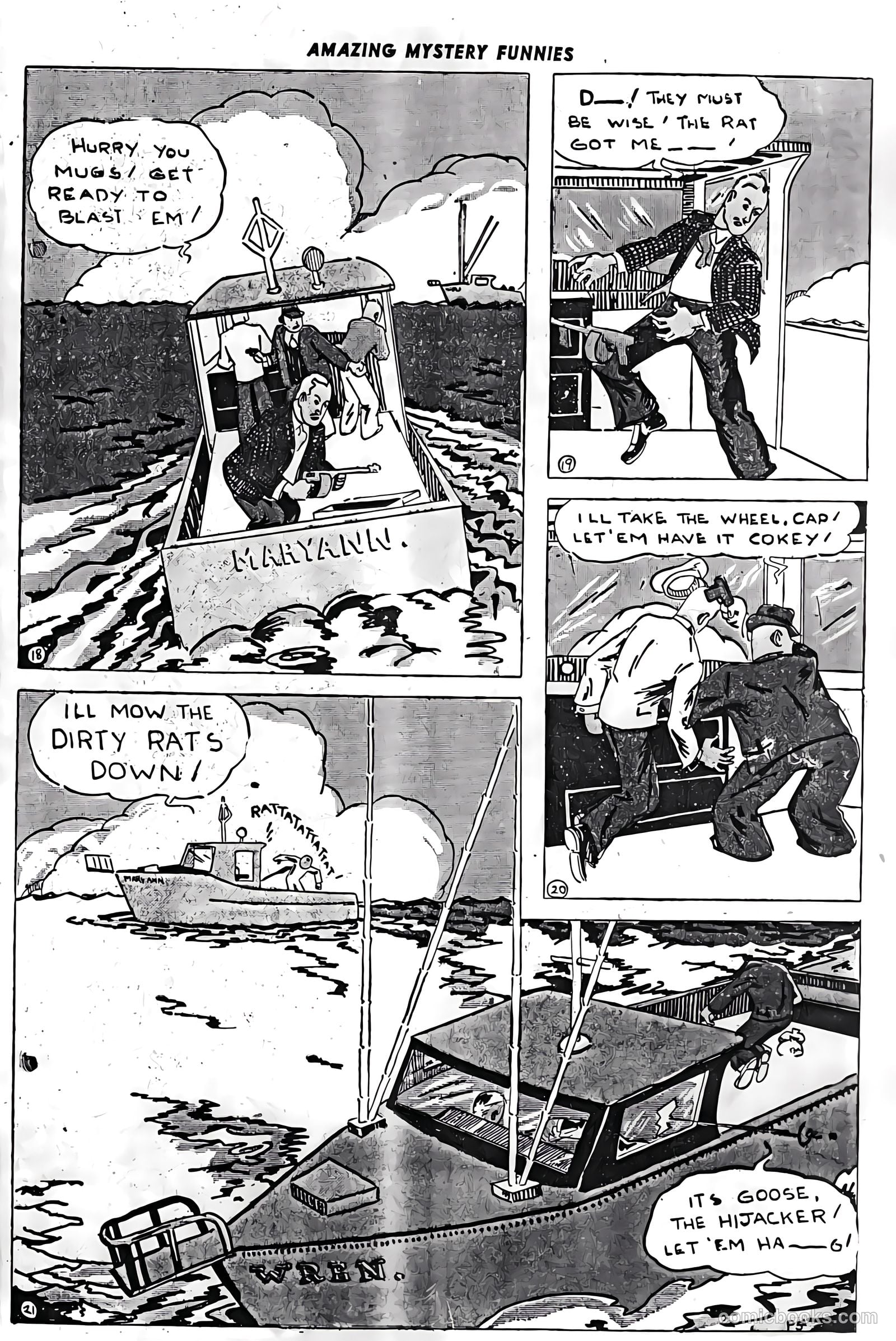 Amazing Mystery Funnies #3 (1939) — page 42 of 53