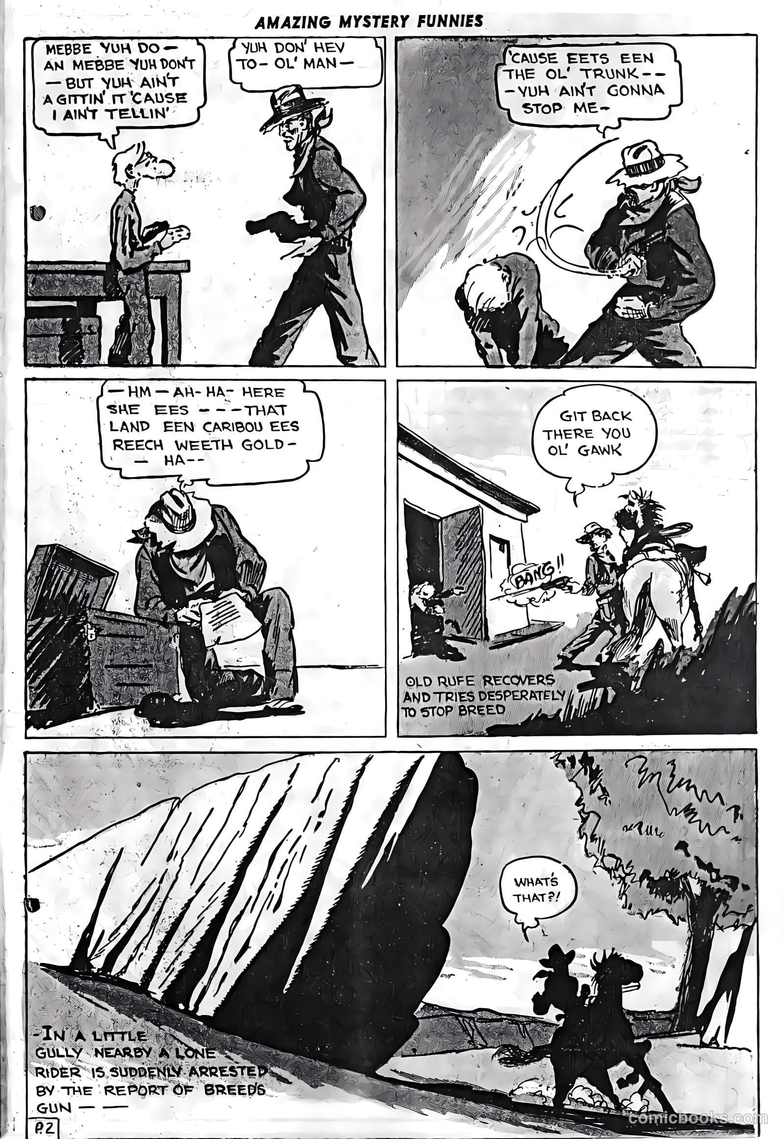 Amazing Mystery Funnies #3 (1939) — page 46 of 53