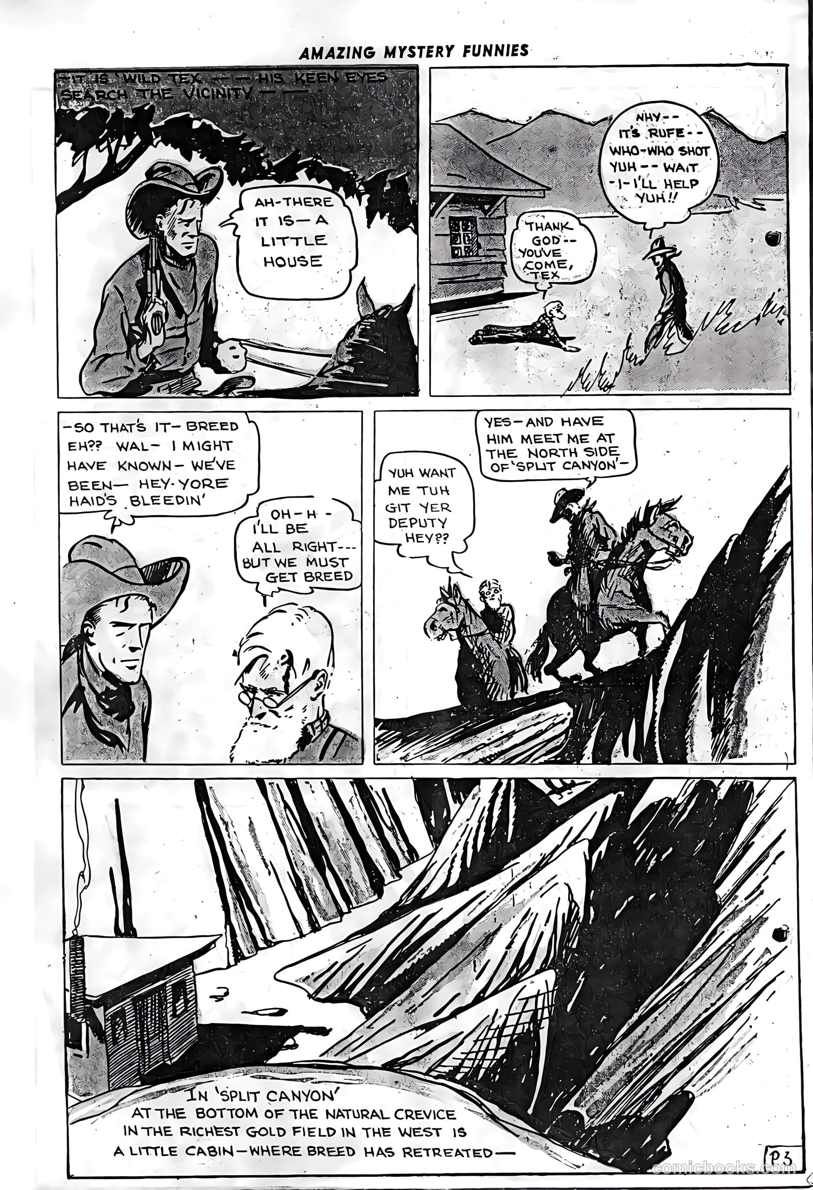 Amazing Mystery Funnies #3 (1939) — page 47 of 53