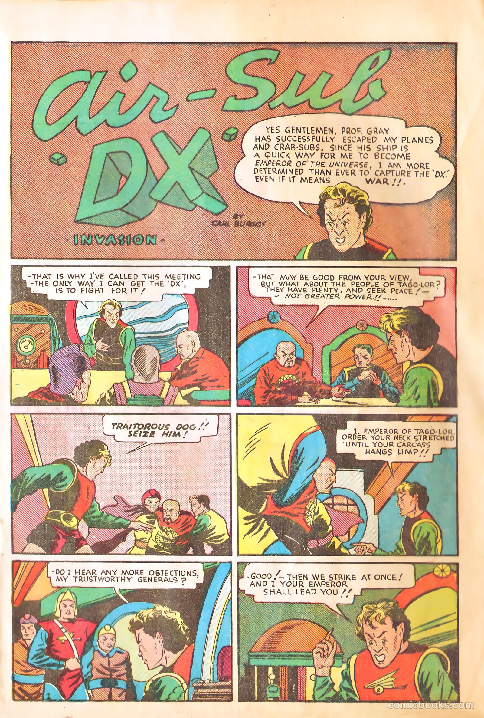 Amazing Mystery Funnies #4 (1939) — page 2 of 42