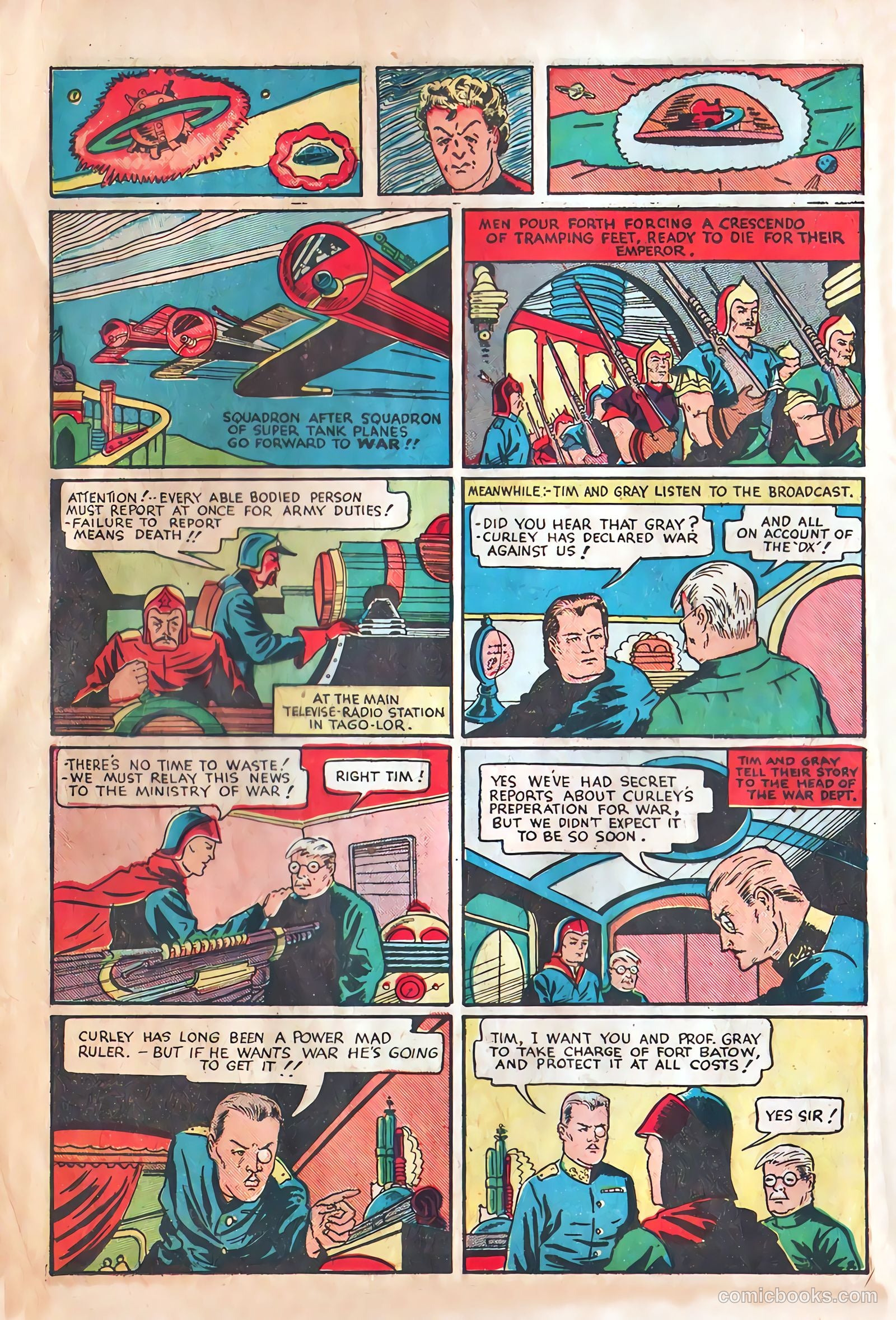 Amazing Mystery Funnies #4 (1939) — page 3 of 42